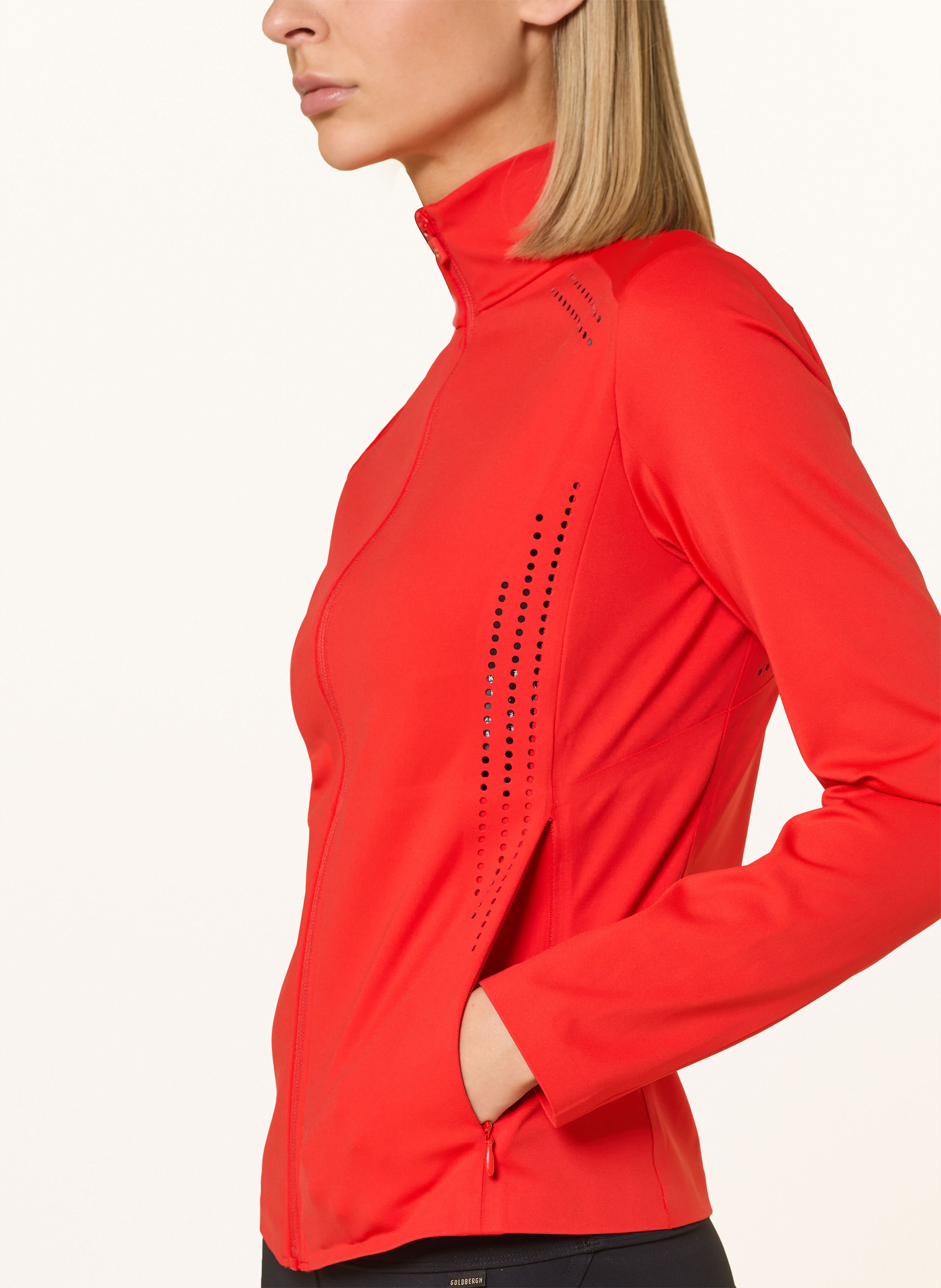 Thumbnail - Goldbergh Midlayer-Jacke Veronique orange
