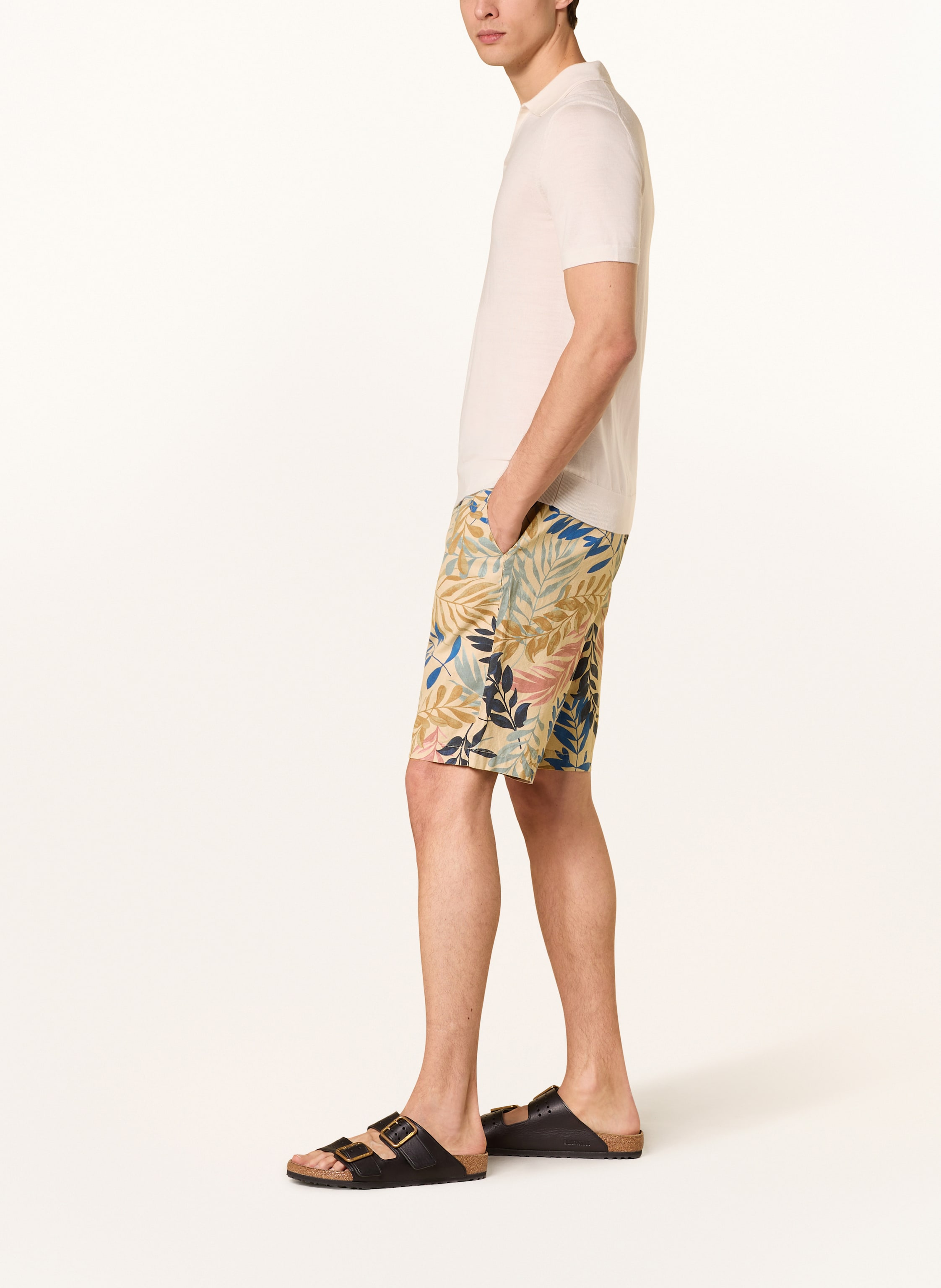Thumbnail - Fynch-Hatton Shorts Coli Mit Leinen beige
