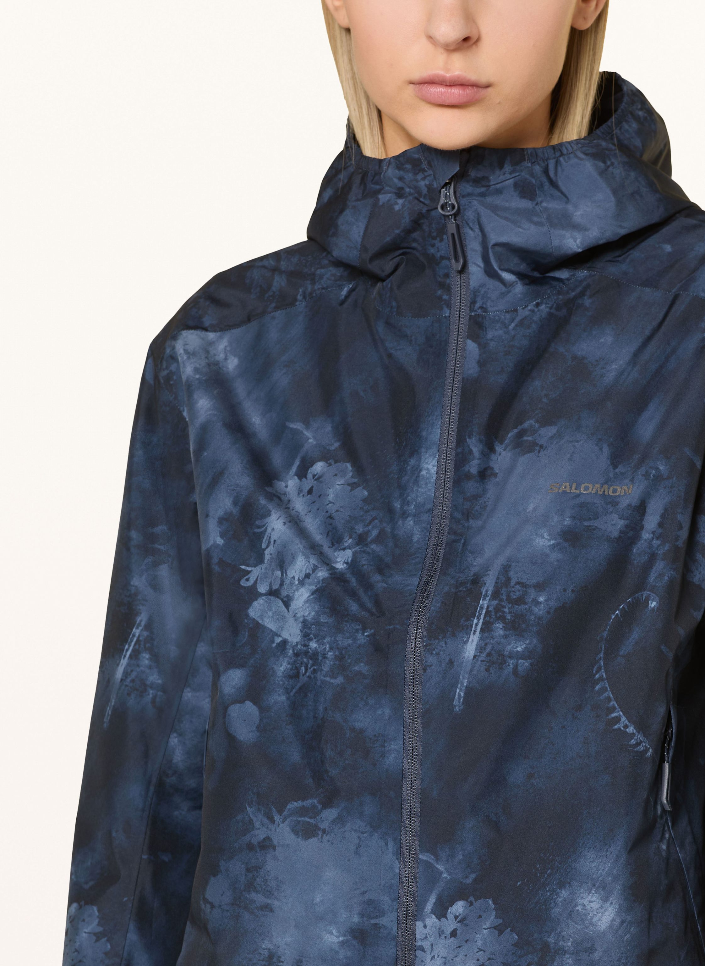 Thumbnail - Salomon Regenjacke Outscape 2l Short blau