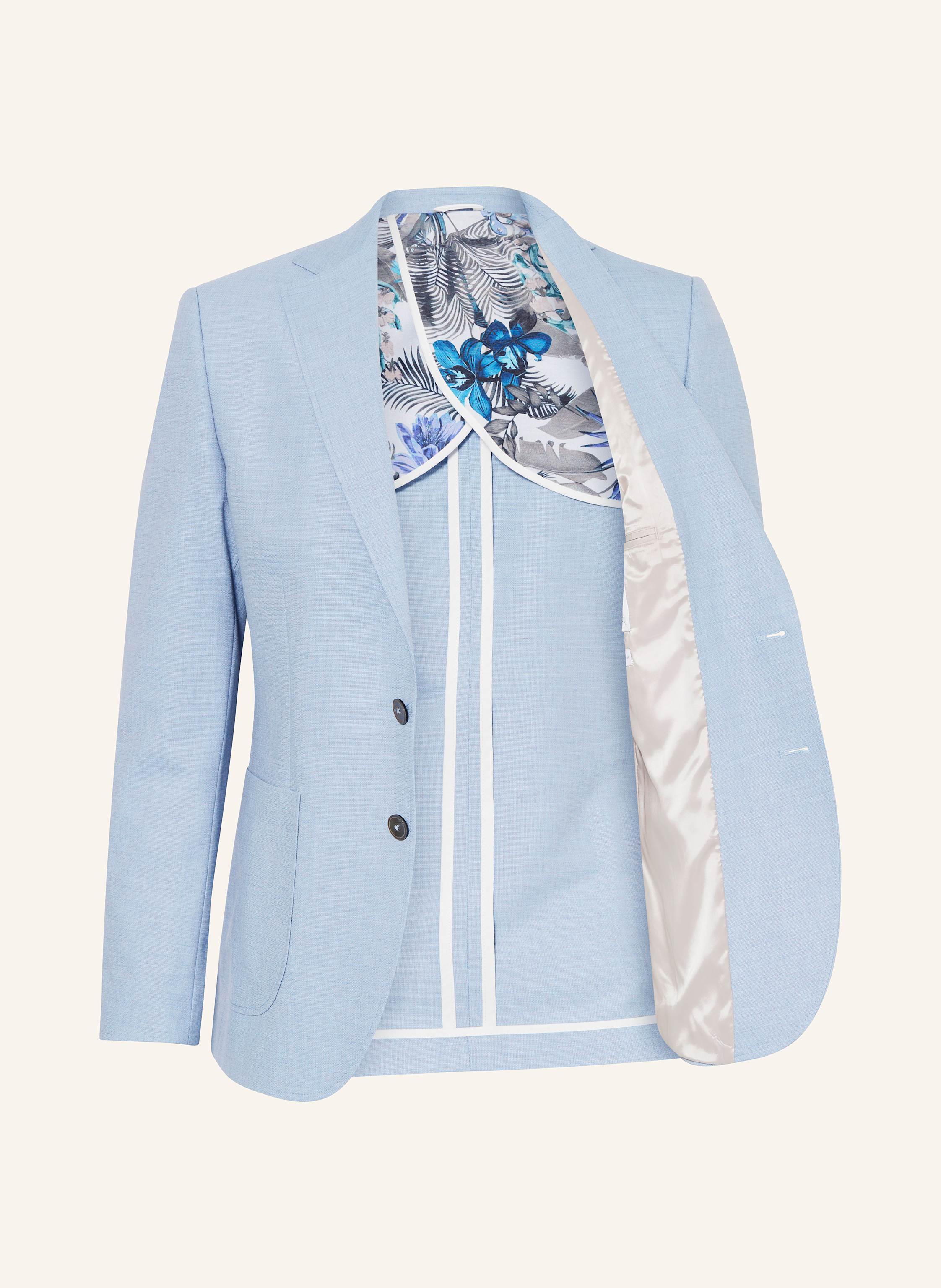 Thumbnail - Paul Anzugsakko Extra Slim Fit Aus Jersey blau