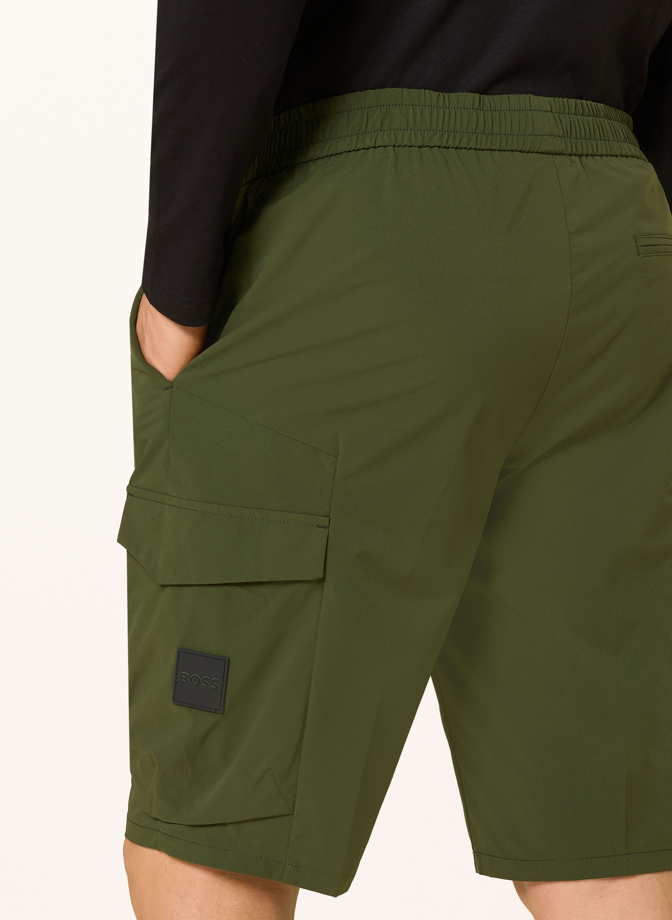 Thumbnail - Boss Cargoshorts Urbanex Tapered Fit schwarz