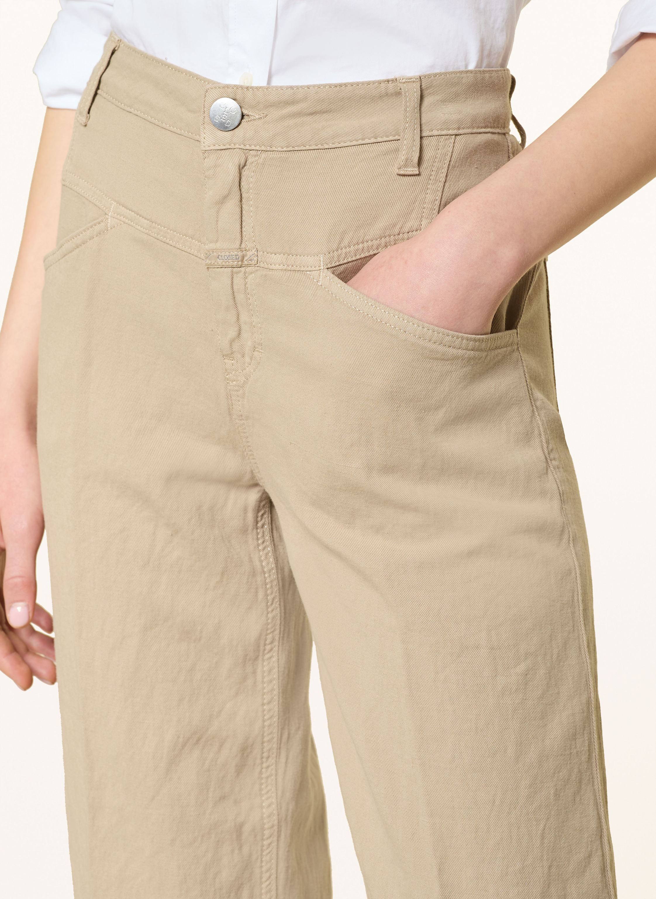 Thumbnail - Closed 7/8-Hose Stover-X Mit Leinen beige