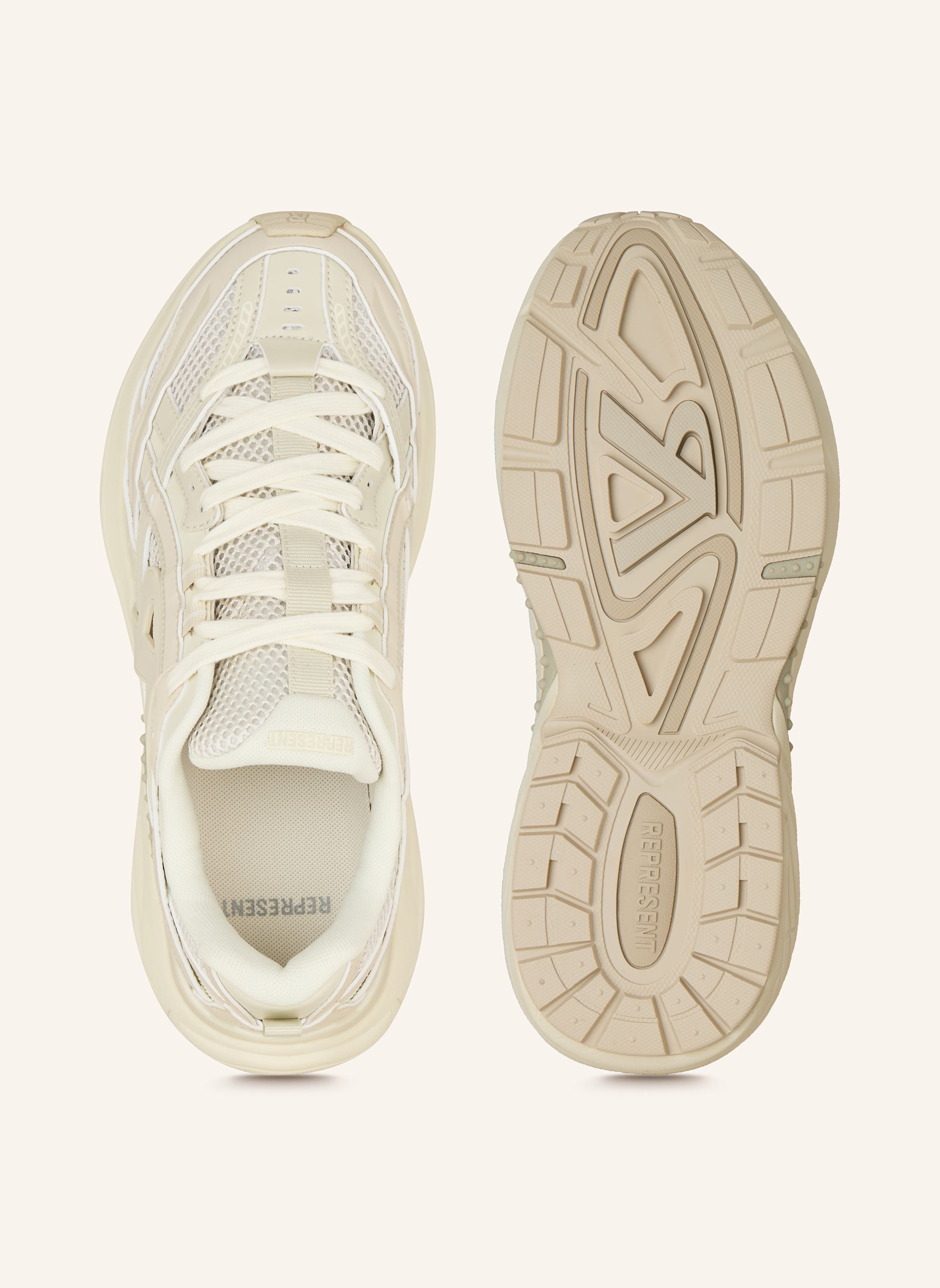 Thumbnail - Represent Sneaker Storm Runner weiss