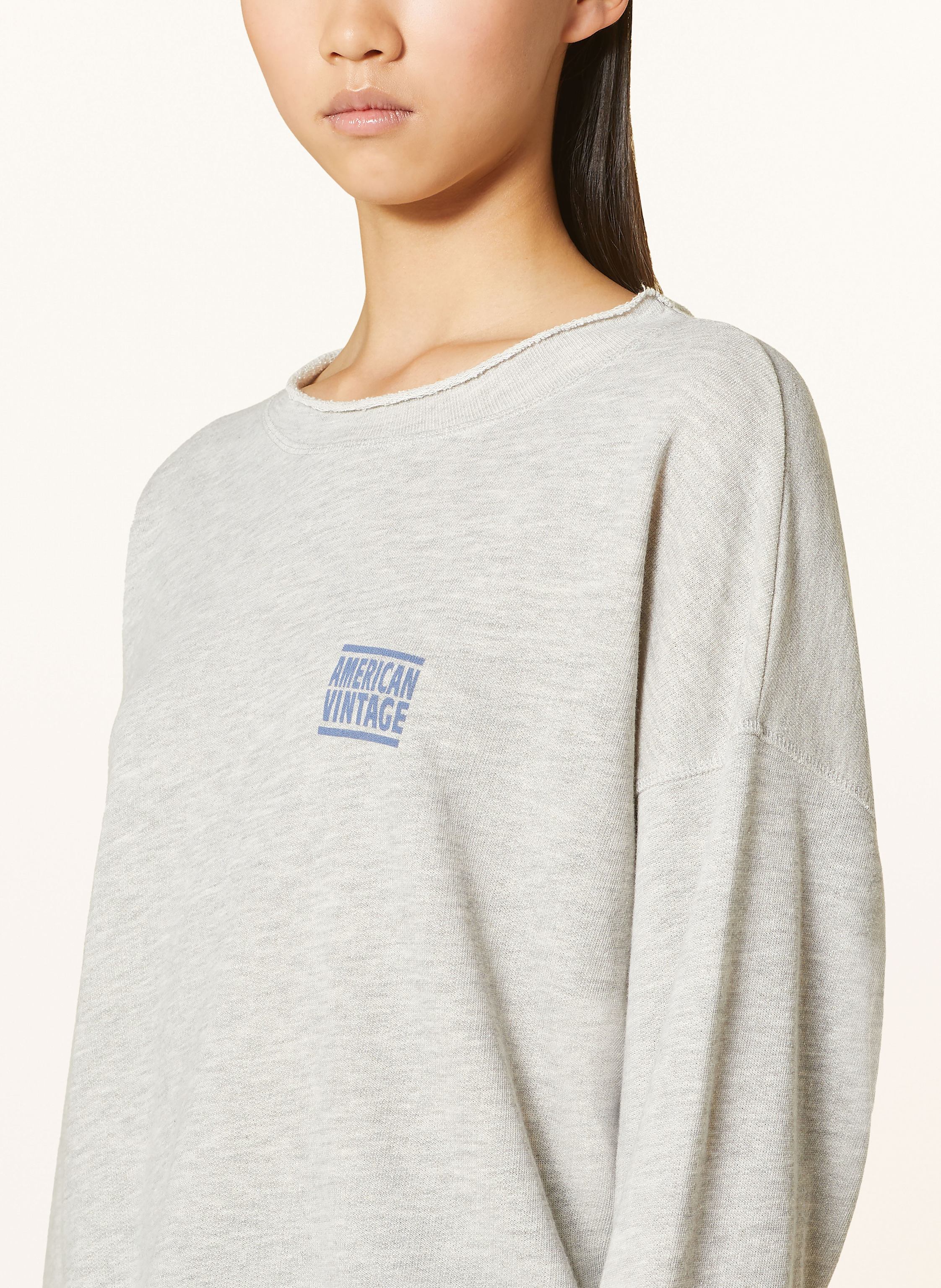 Thumbnail - American Vintage Sweatshirt Zofbay grau