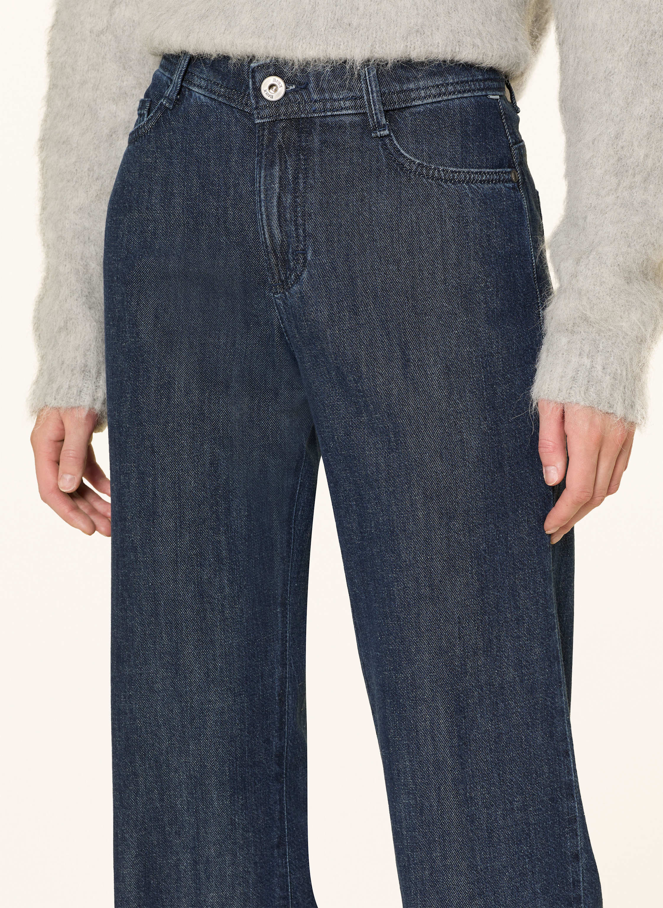 Thumbnail - Brax Wide Leg Jeans Maine blau
