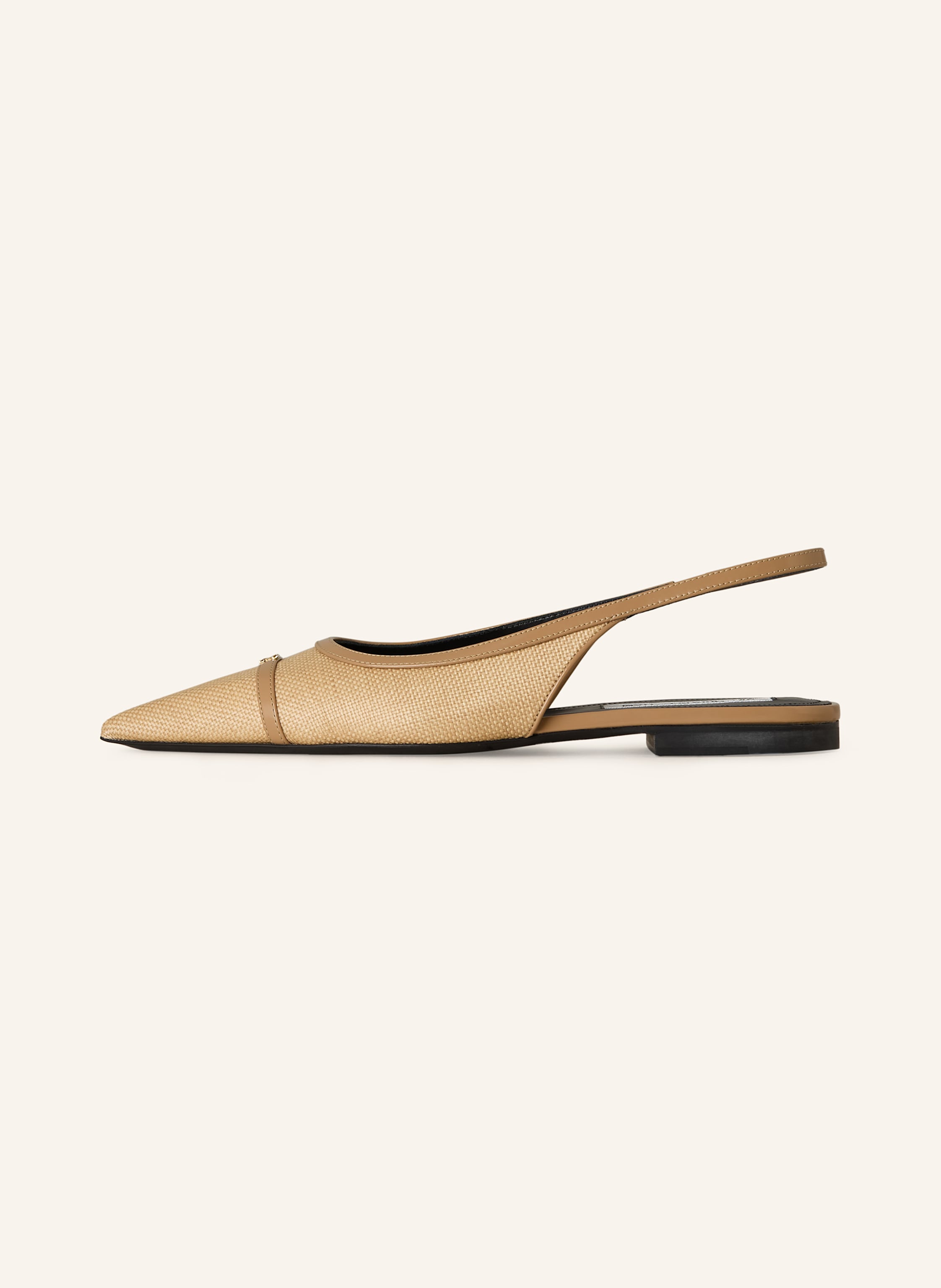 Thumbnail - Victoria Beckham Slingballerinas beige