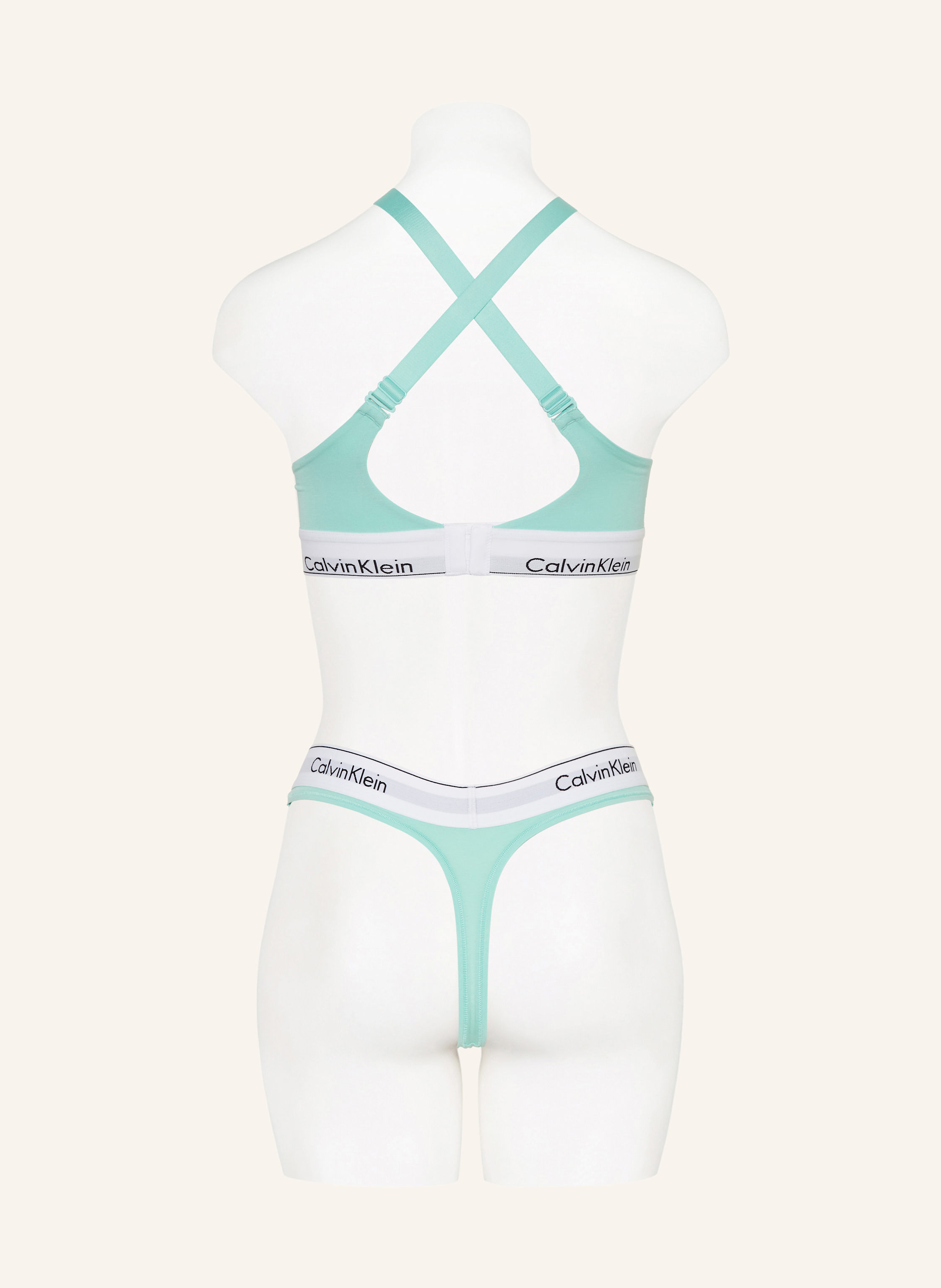 Thumbnail - Calvin Klein Push-Up-Bh Icon Cotton Modal gruen