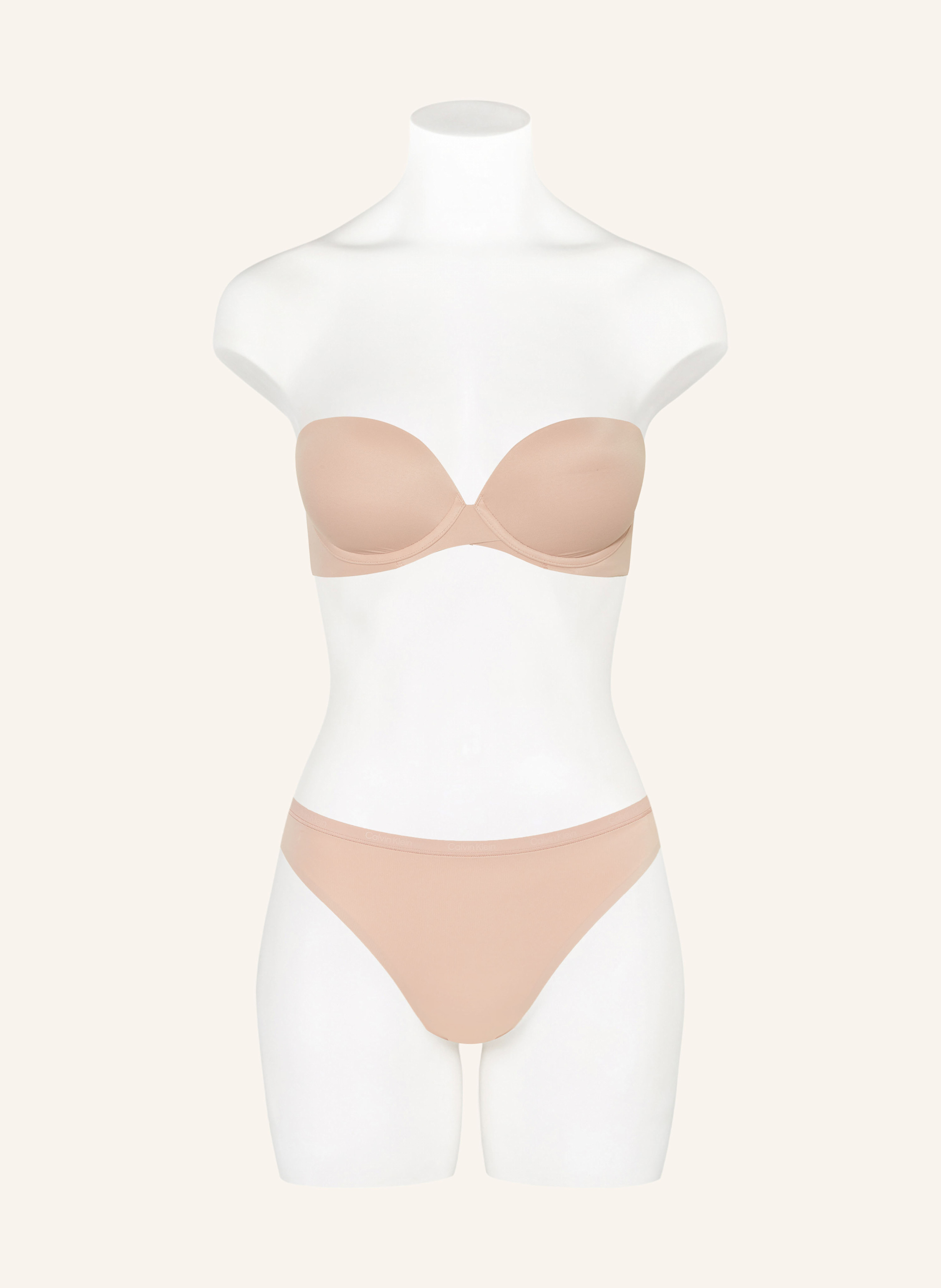 Thumbnail - Calvin Klein Push-Up-Bh Perfectly Fit beige