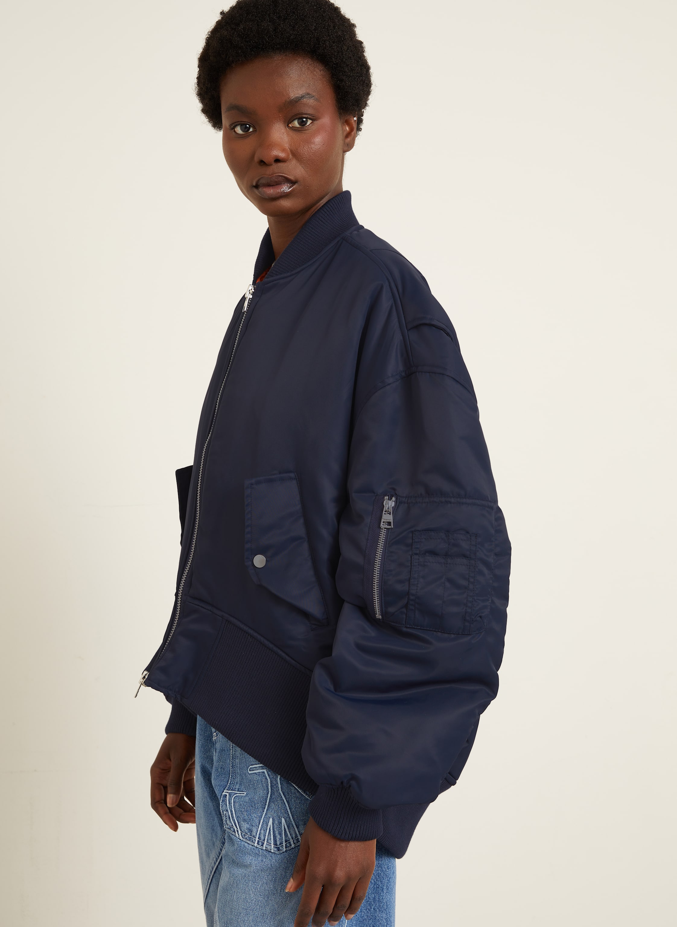 Thumbnail - Jw Anderson Oversized-Blouson blau