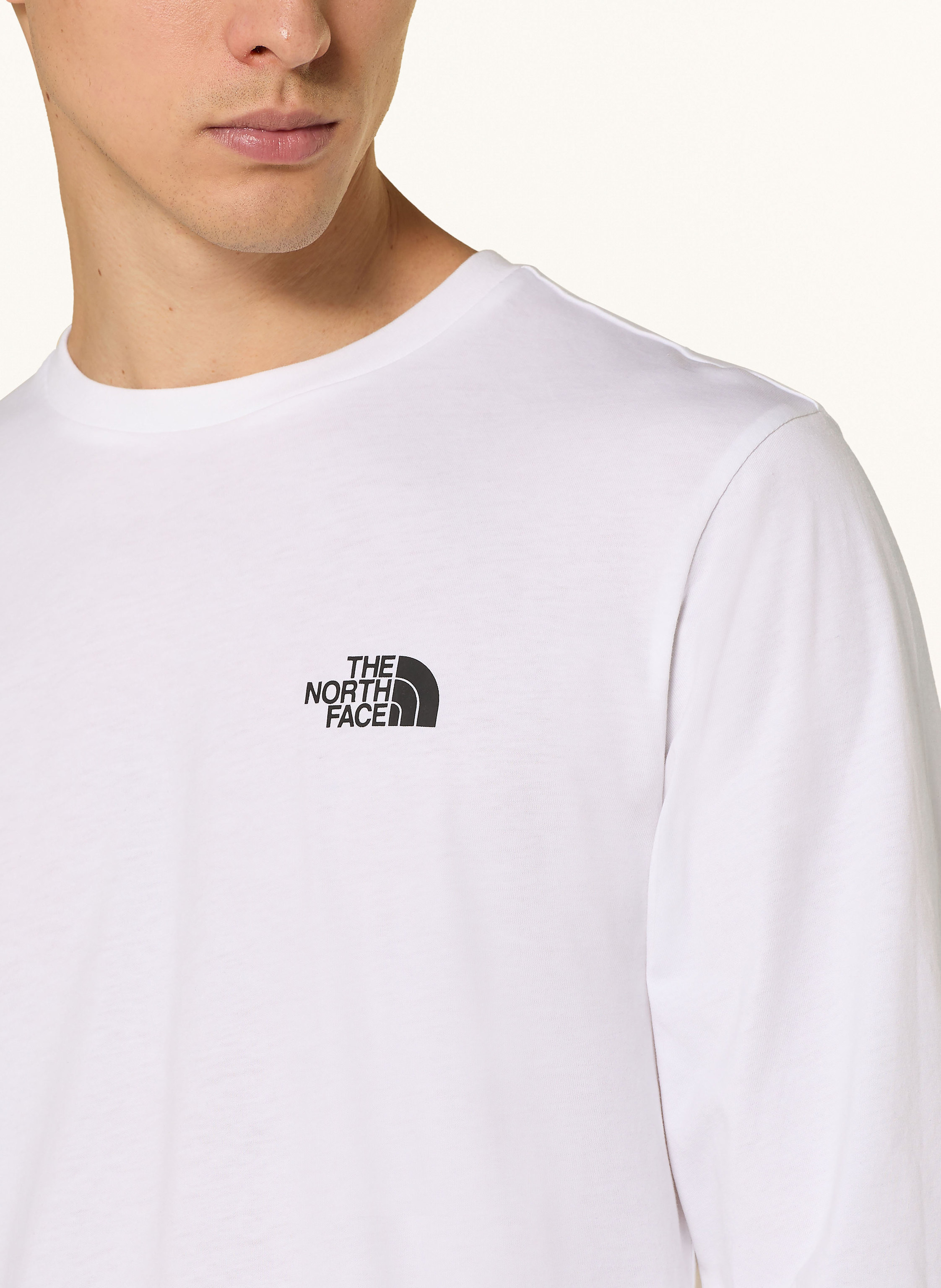 Thumbnail - The North Face Longsleeve Simple Dome weiss