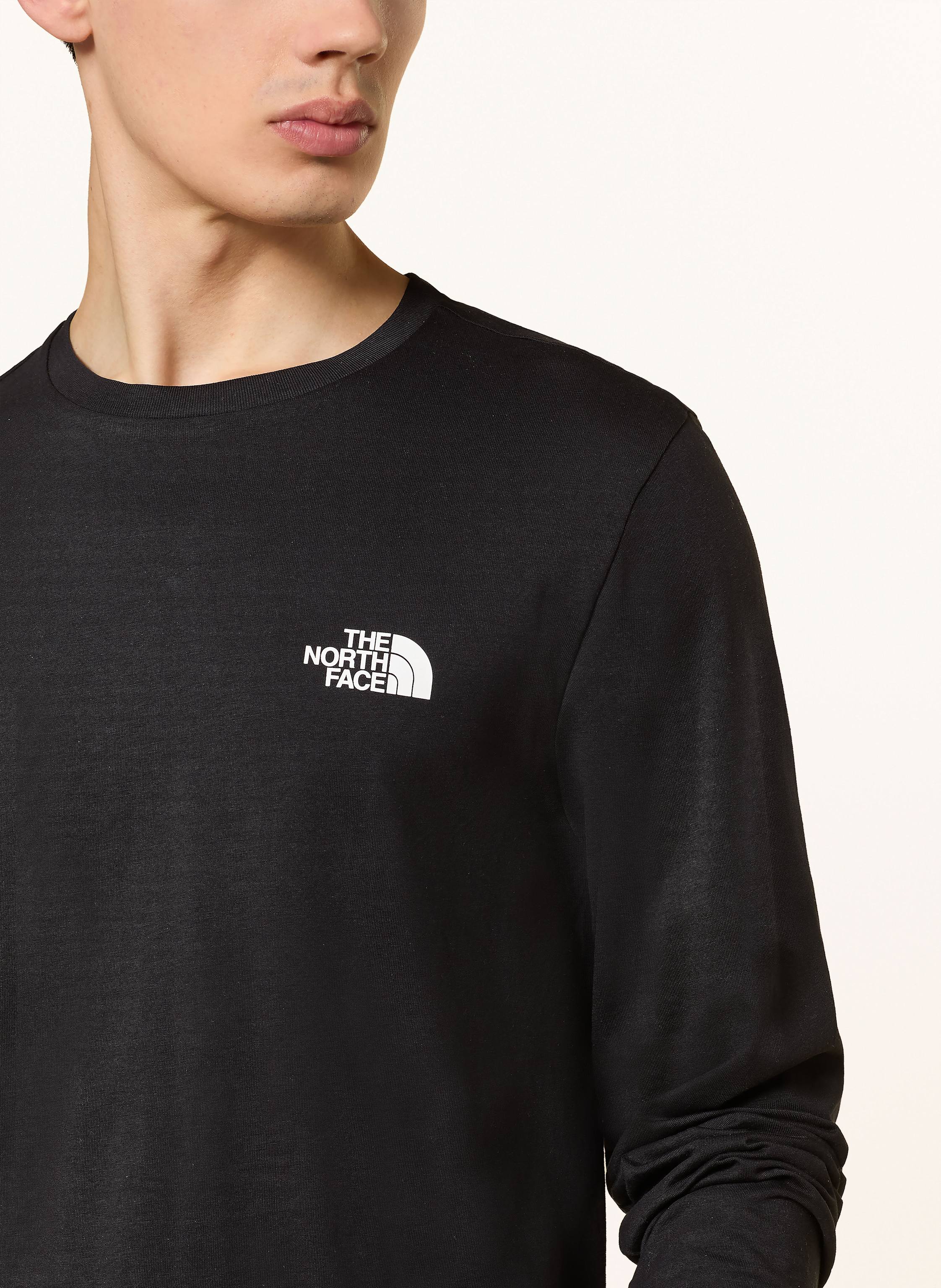 Thumbnail - The North Face Longsleeve Simple Dome schwarz