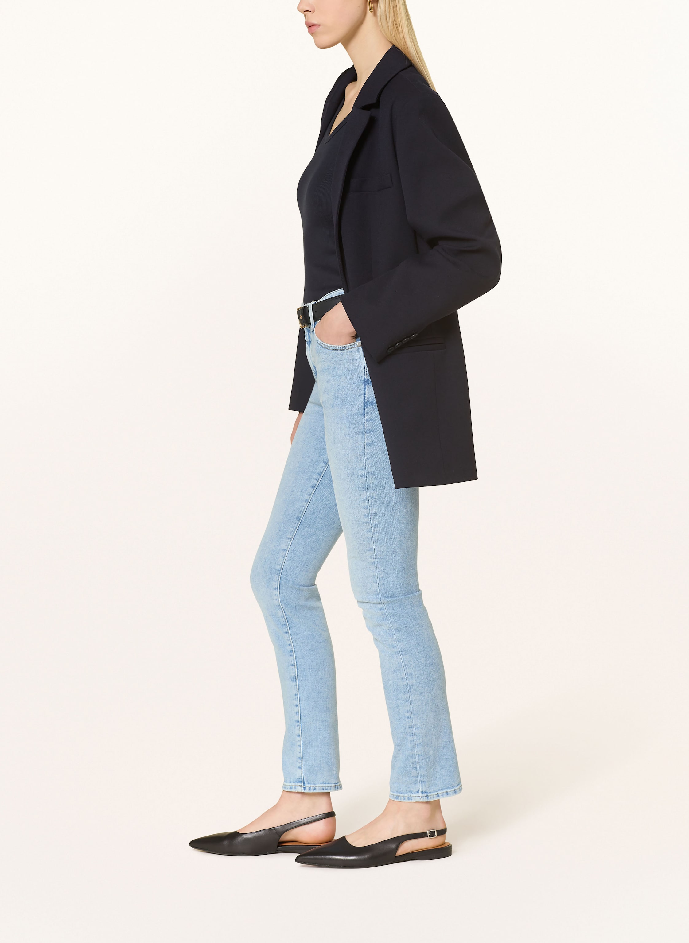 Thumbnail - Ag Jeans Straight Jeans Mari blau