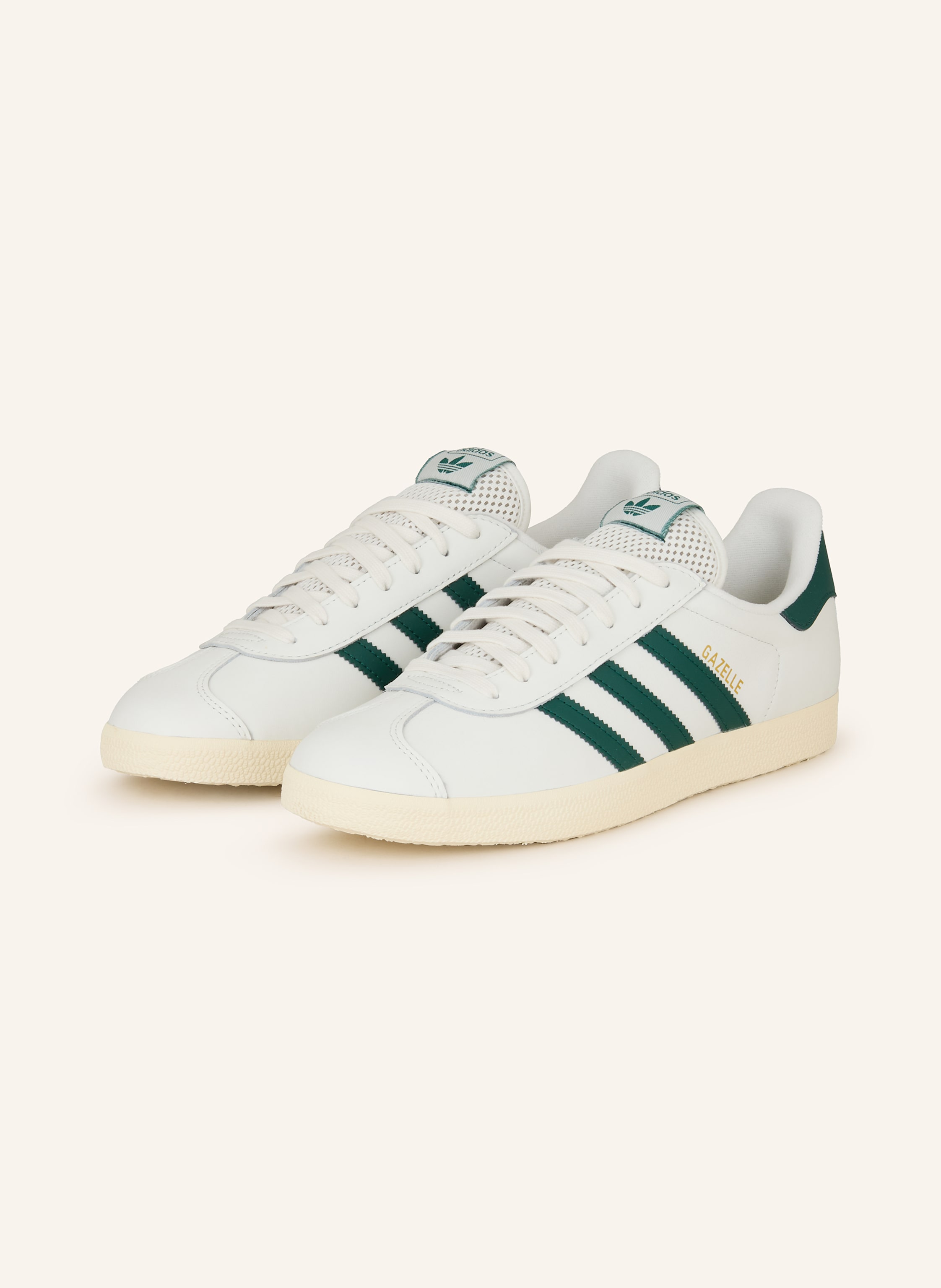 Adidas Originals Adidas Originals Sneaker Gazelle weiss in ECRU / WEISS / GRÜN