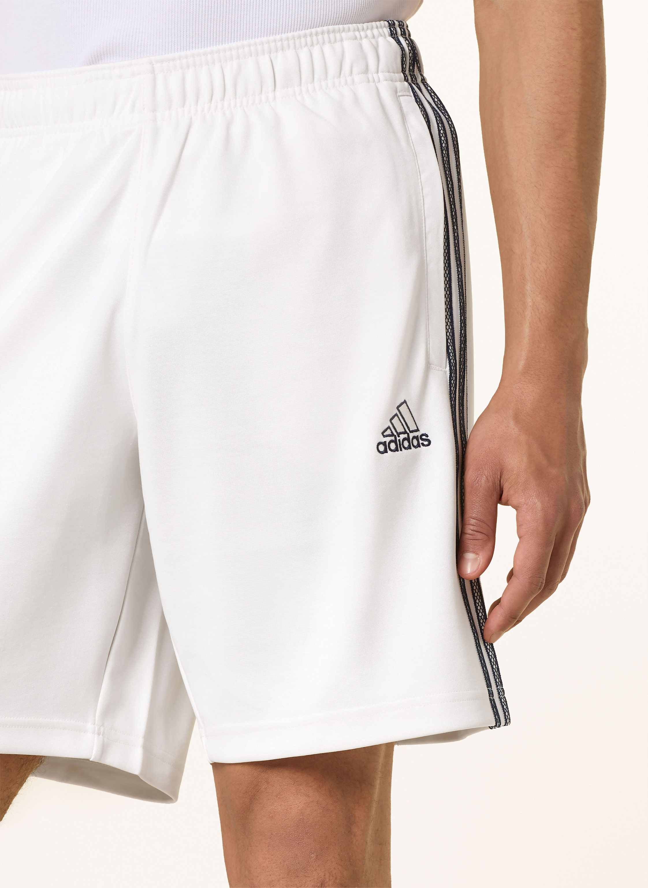 Thumbnail - Adidas Originals Shorts Mesh Stripe beige