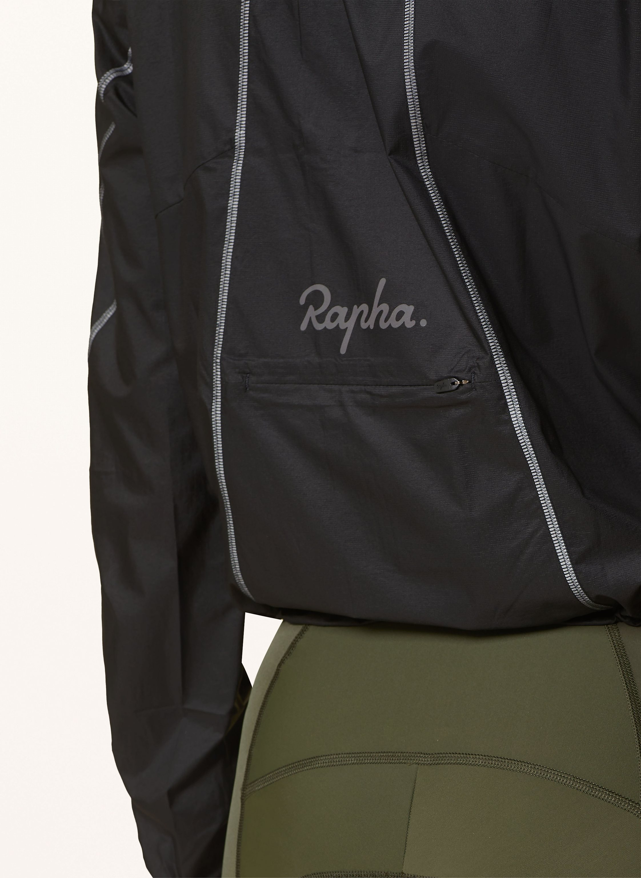 Thumbnail - Rapha Radjacke Wind schwarz