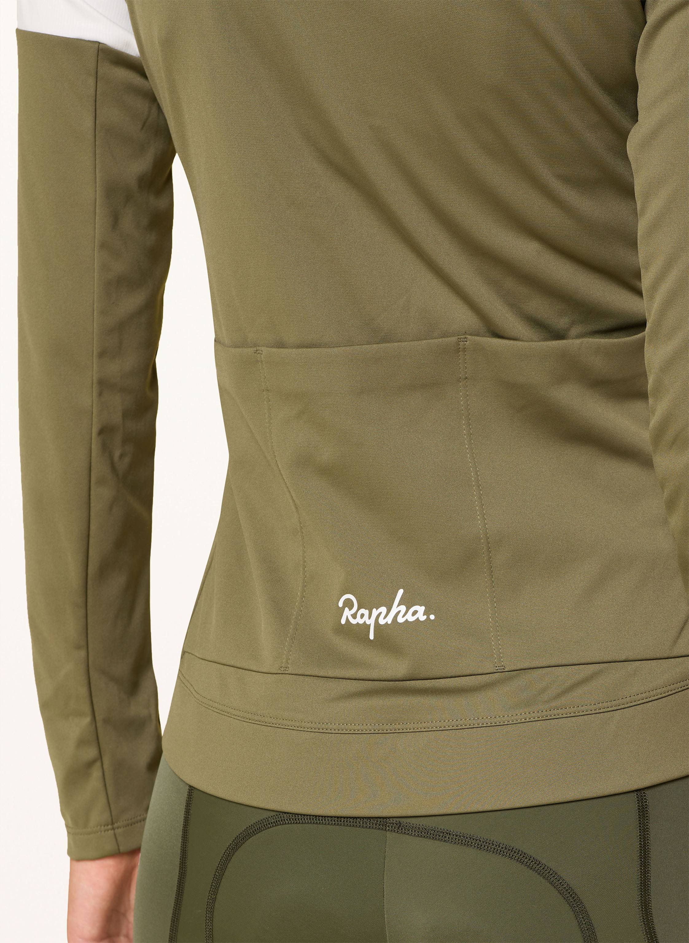 Thumbnail - Rapha Radtrikot Core Thermal Long gruen
