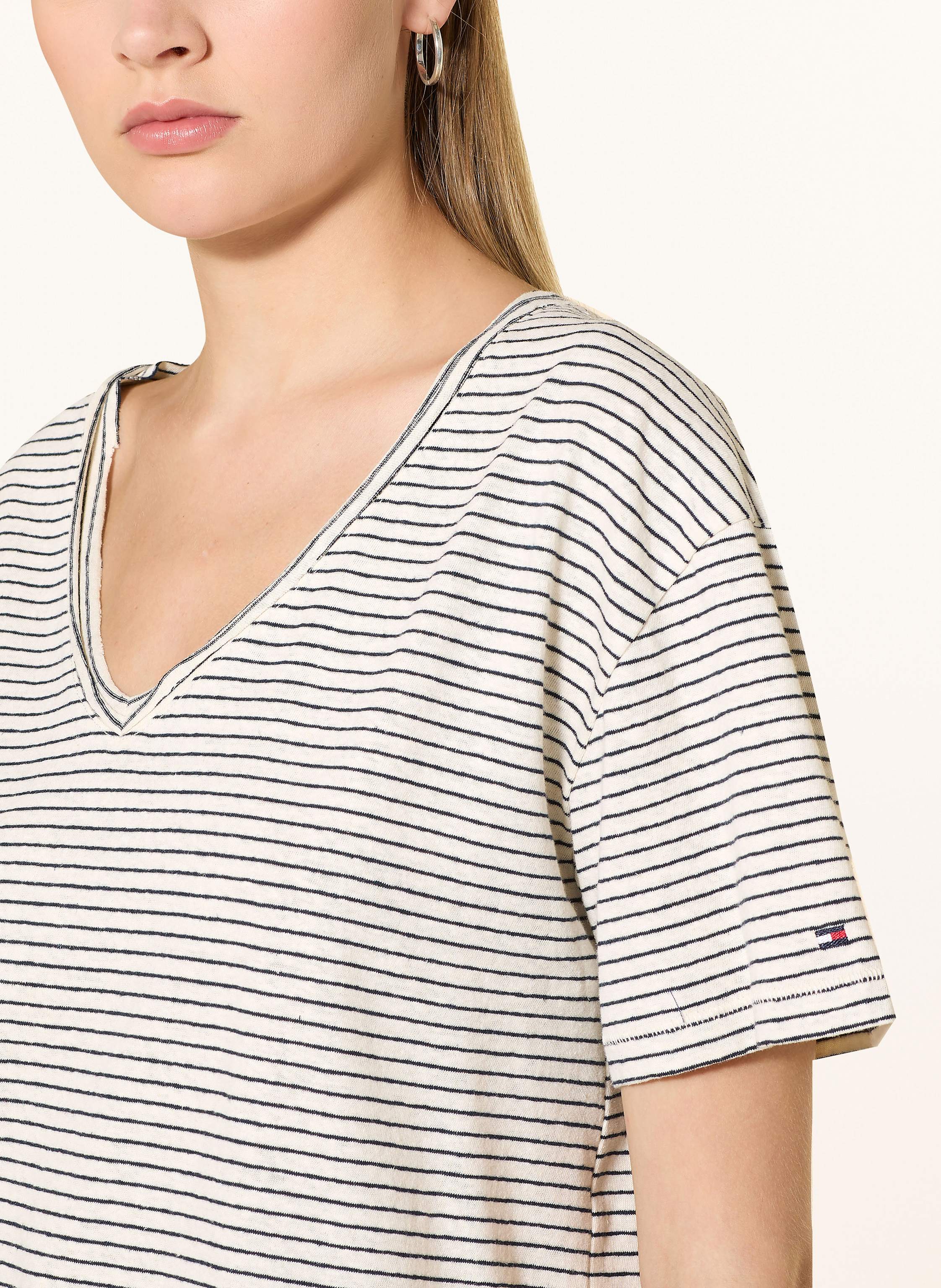 Thumbnail - Tommy Hilfiger T-Shirt Mit Leinen weiss