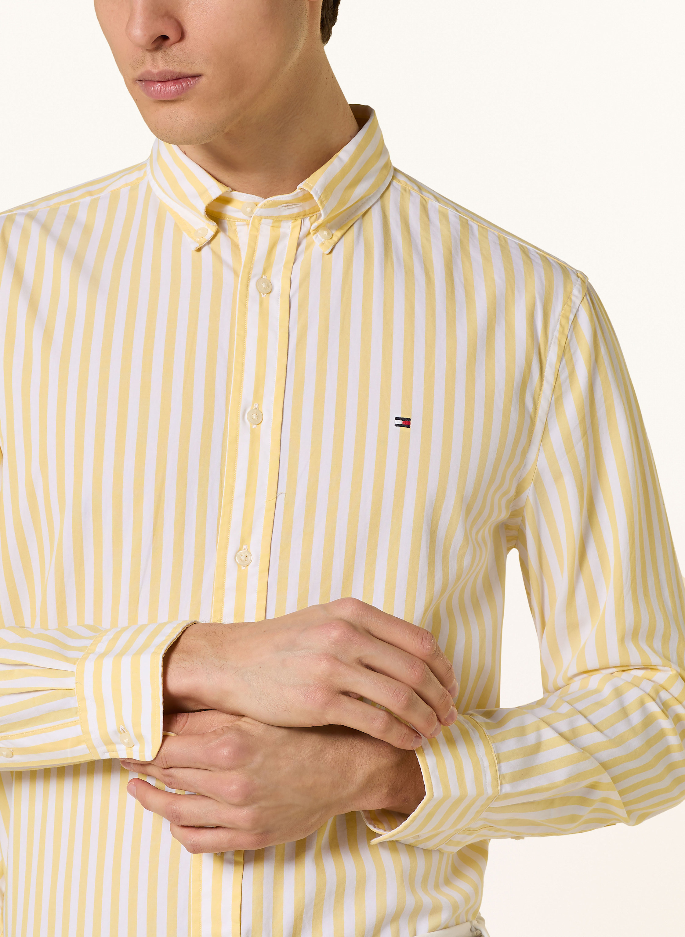 Thumbnail - Tommy Hilfiger Hemd Regular Fit gelb