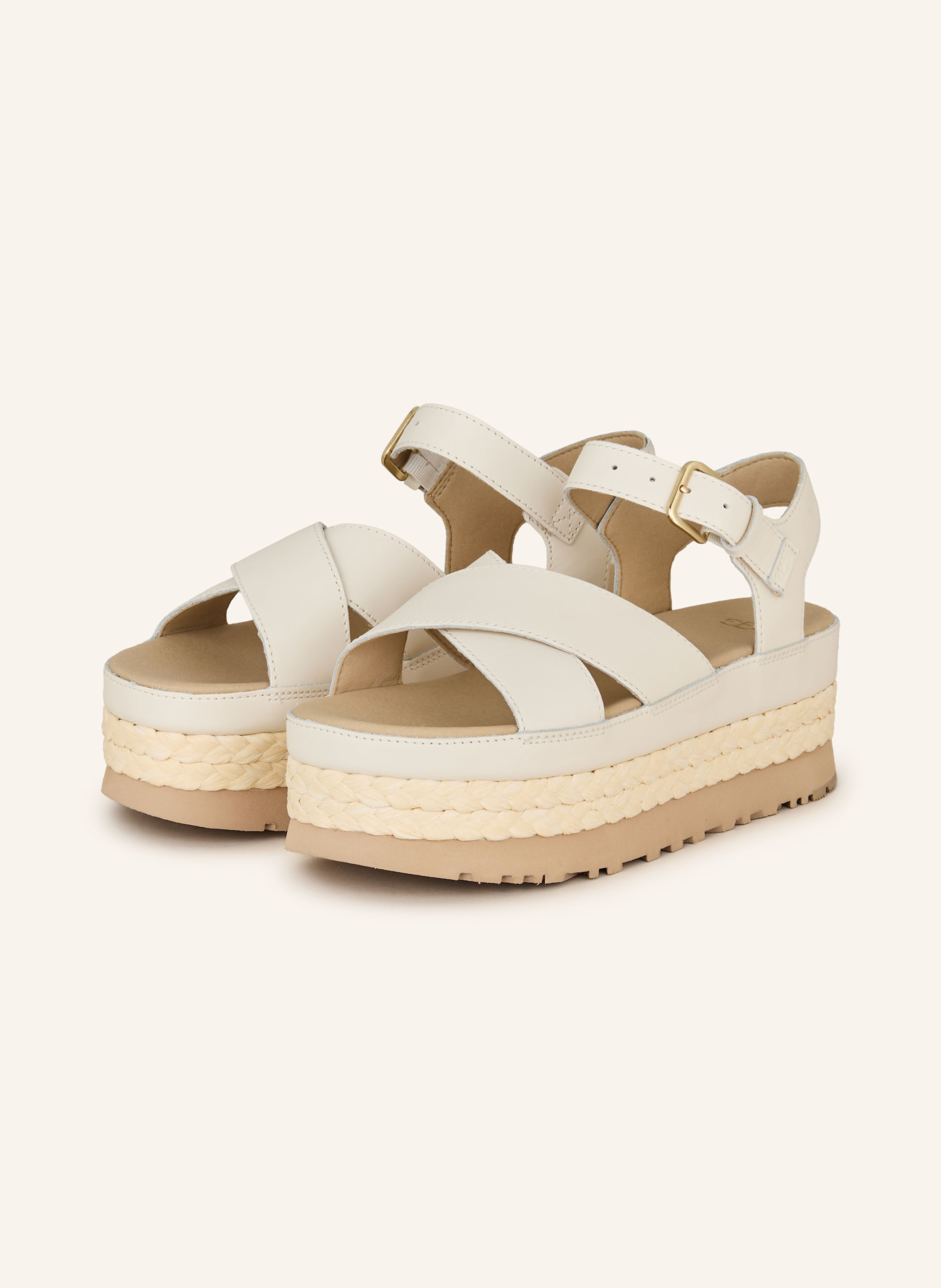 Ugg Plateau-Sandalen Aubrey weiss