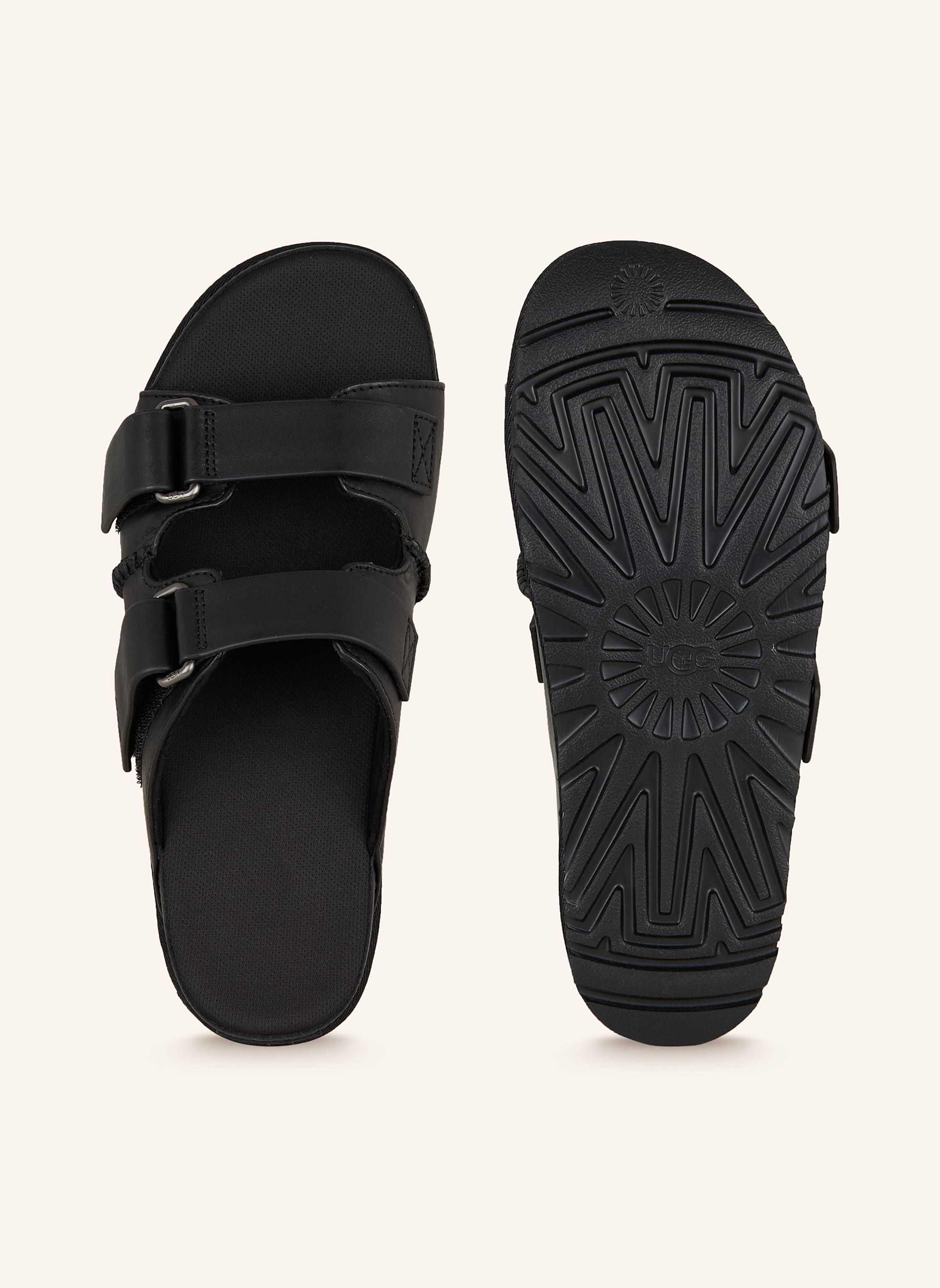 Thumbnail - Ugg Plateau-Pantoletten Goldenstar Hi Slide schwarz