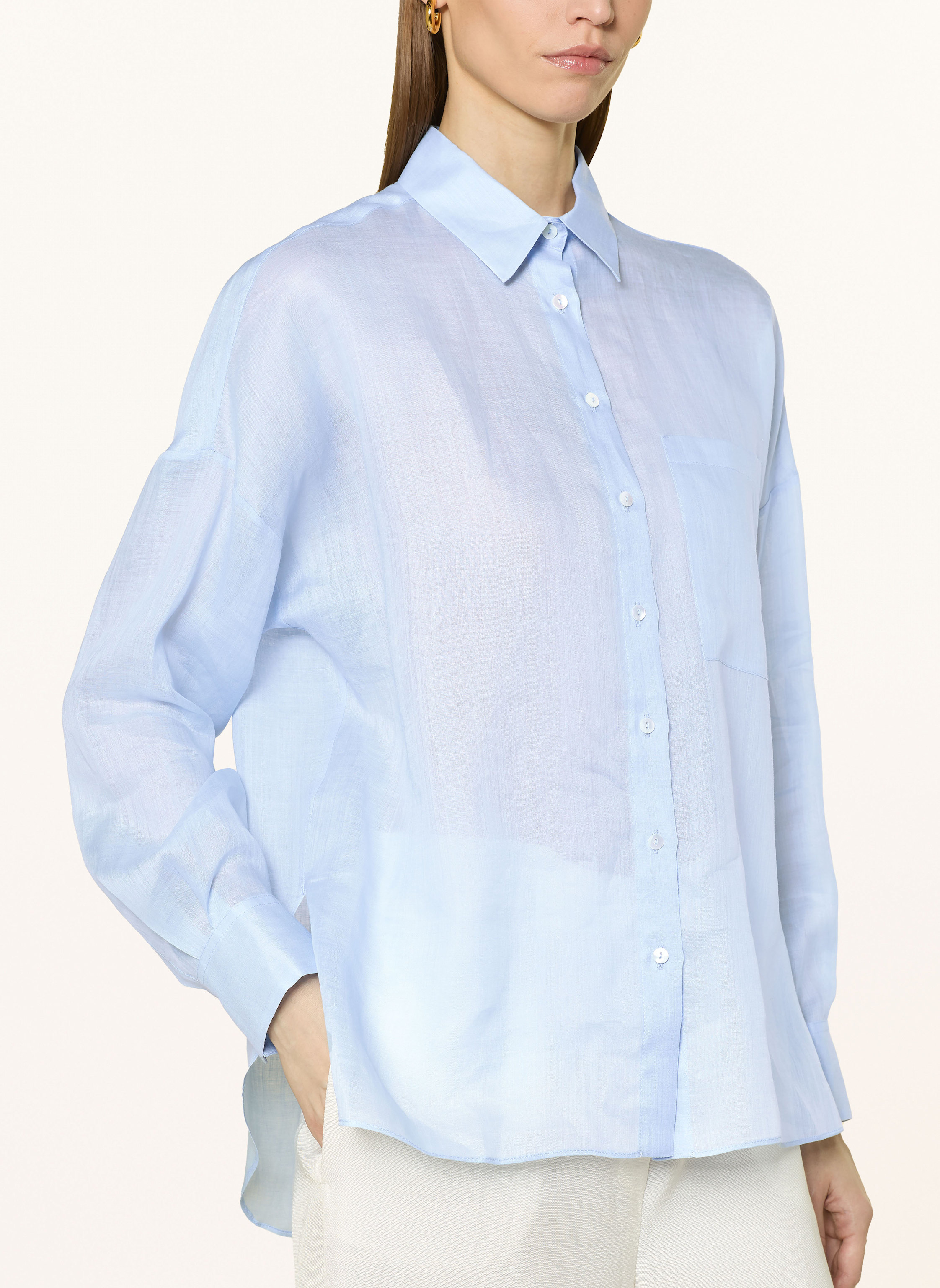 Thumbnail - Antonelli Firenze Bluse Camerun blau