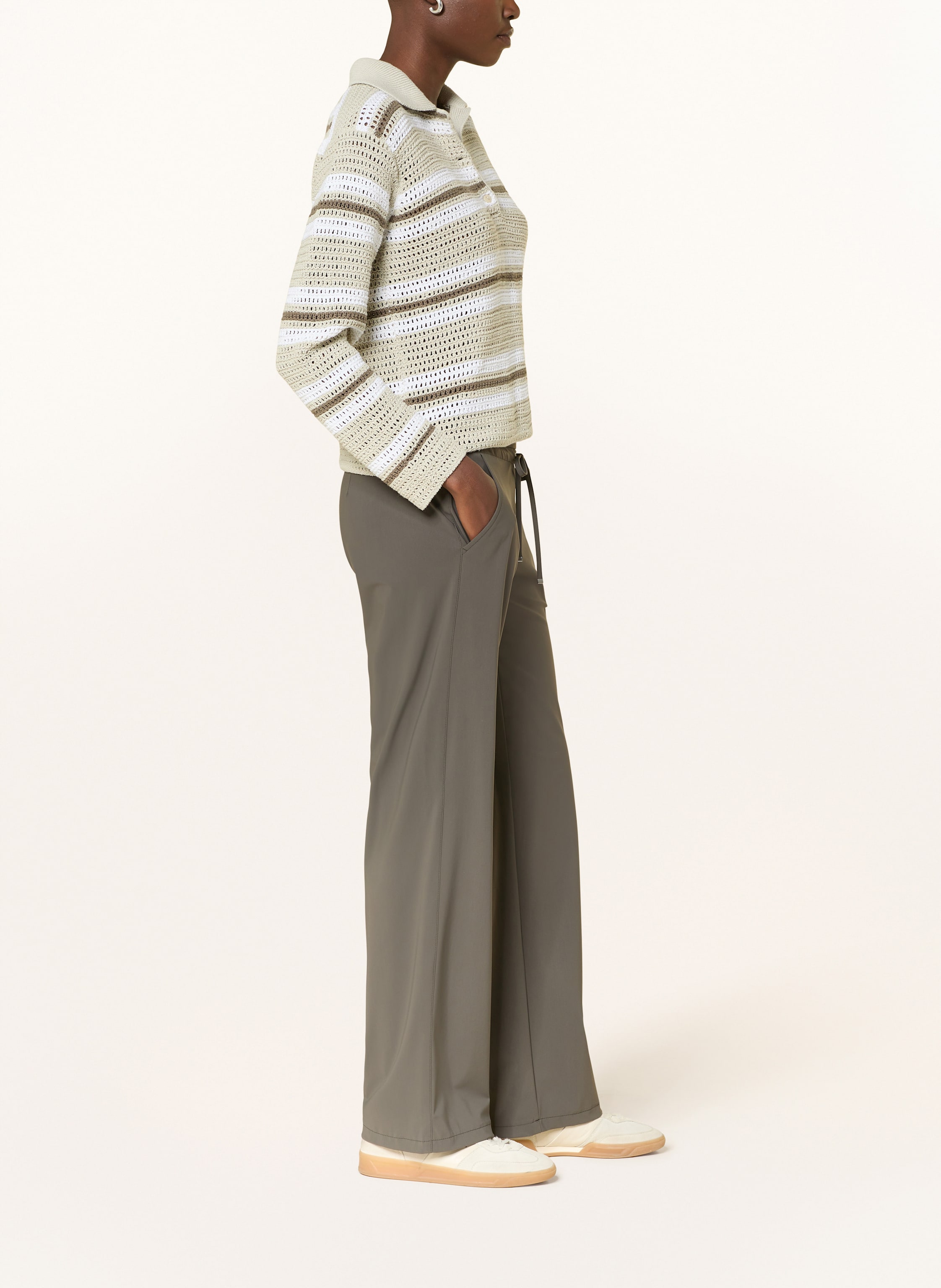 Thumbnail - Raffaello Rossi Jerseyhose Candice Im Jogging-Stil gruen