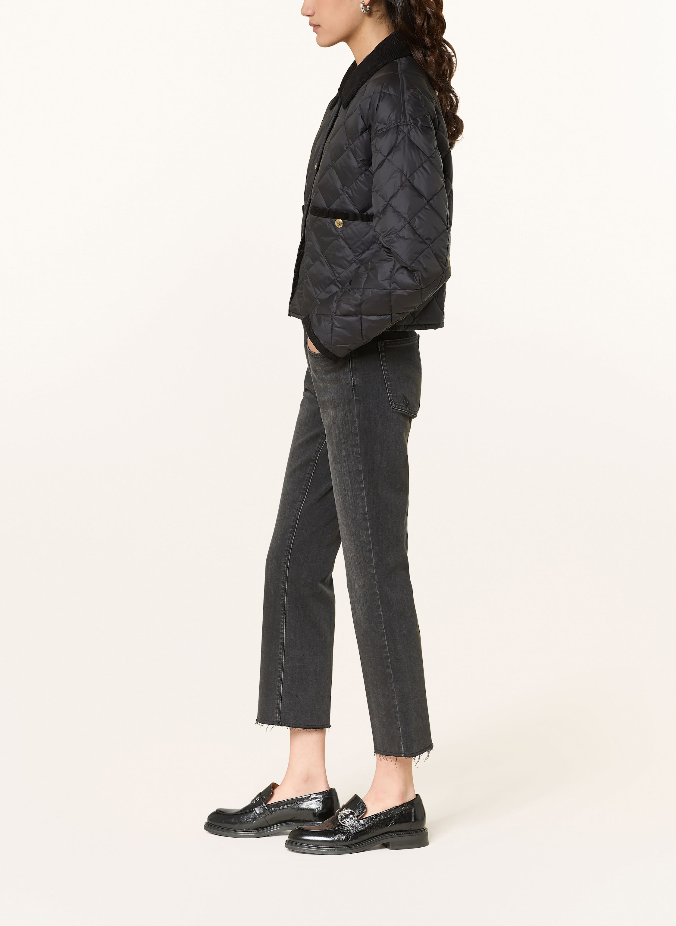 Thumbnail - Raffaello Rossi Flared Jeans Vic grau