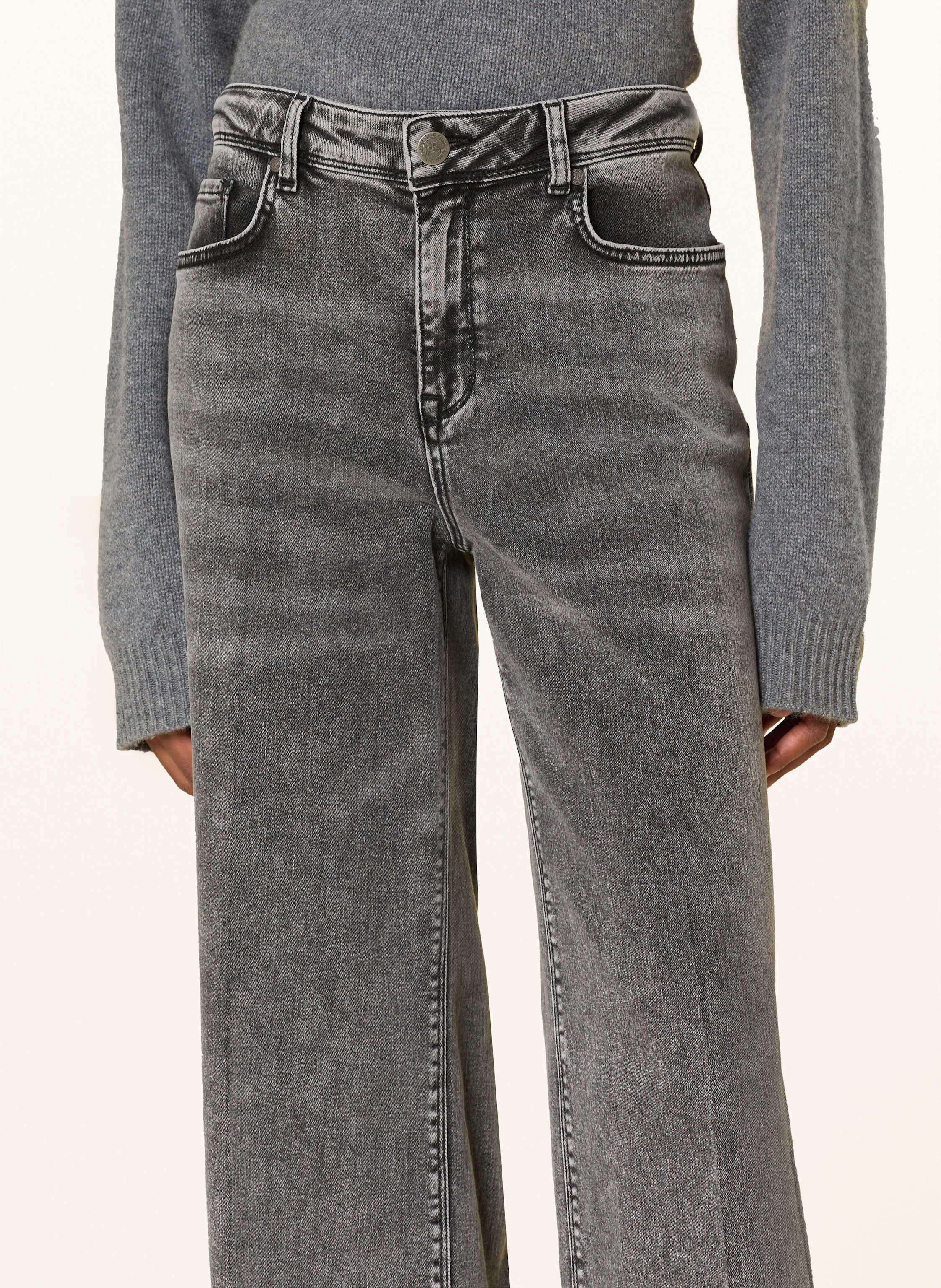 Thumbnail - Raffaello Rossi Flared Jeans Sventy grau