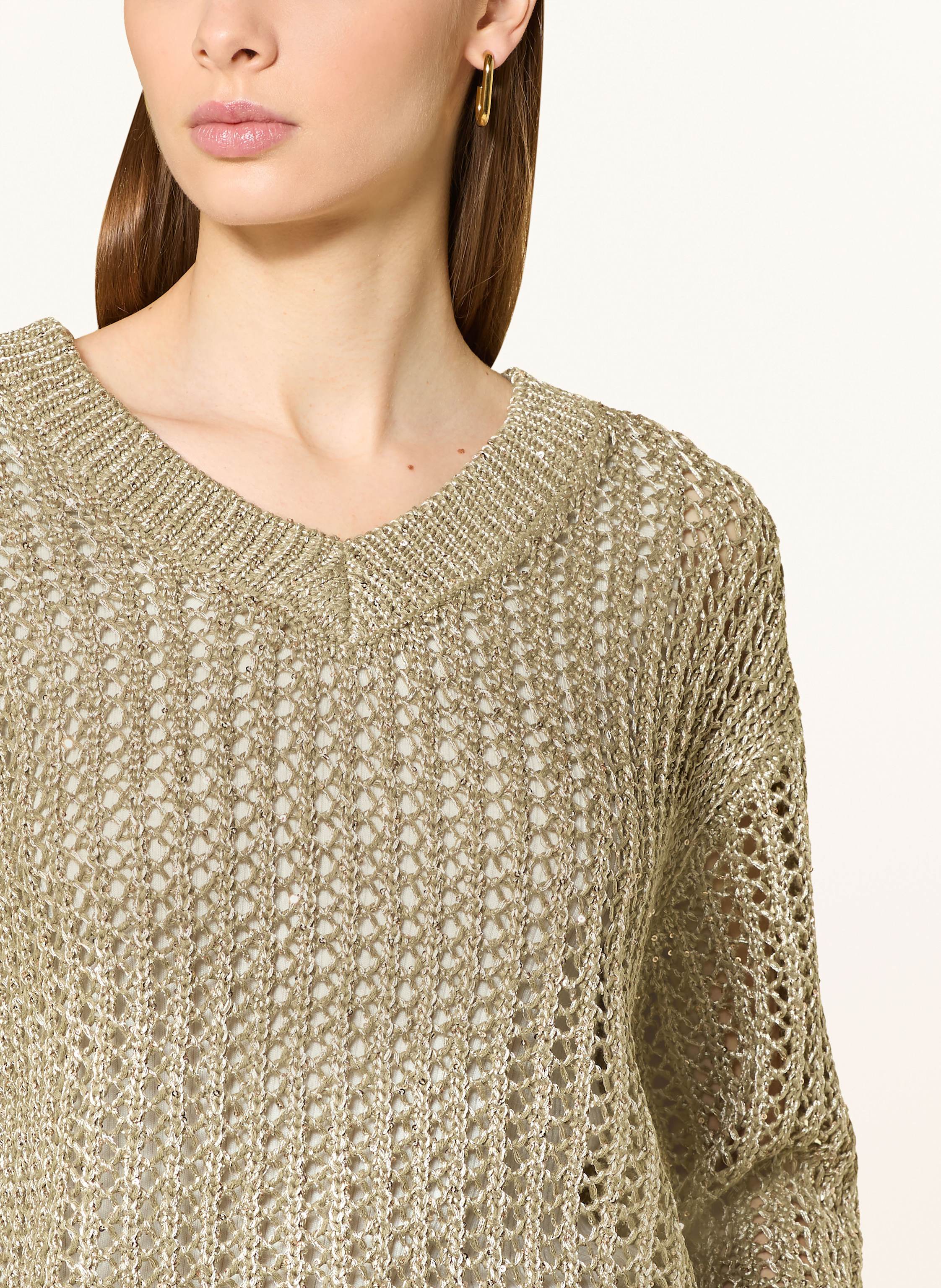 Thumbnail - Betty Barclay Pullover Mit Pailletten Und Glitzergarn gruen