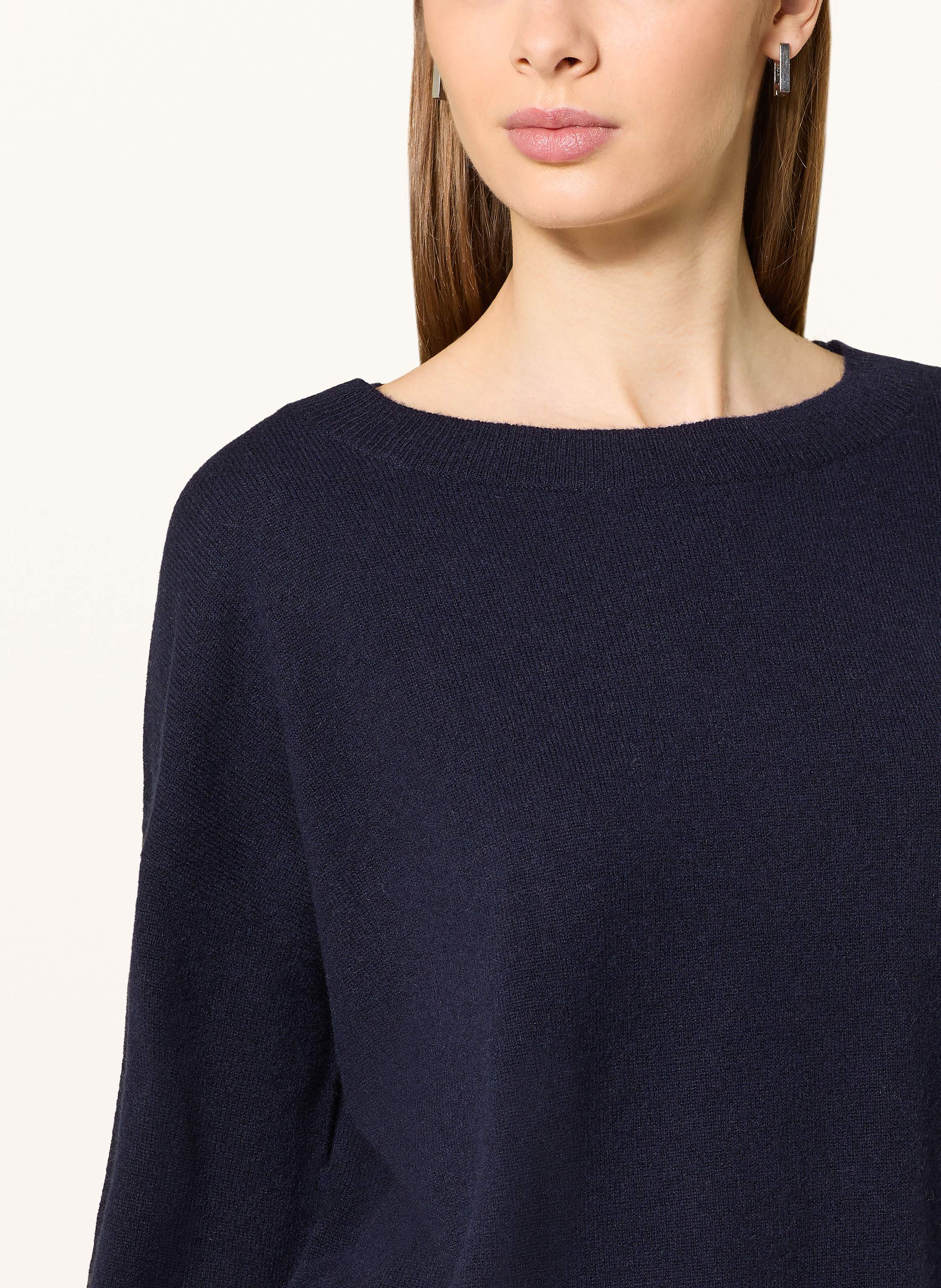 Thumbnail - Darling Harbour Cashmere-Pullover Mit 3/4-Arm blau