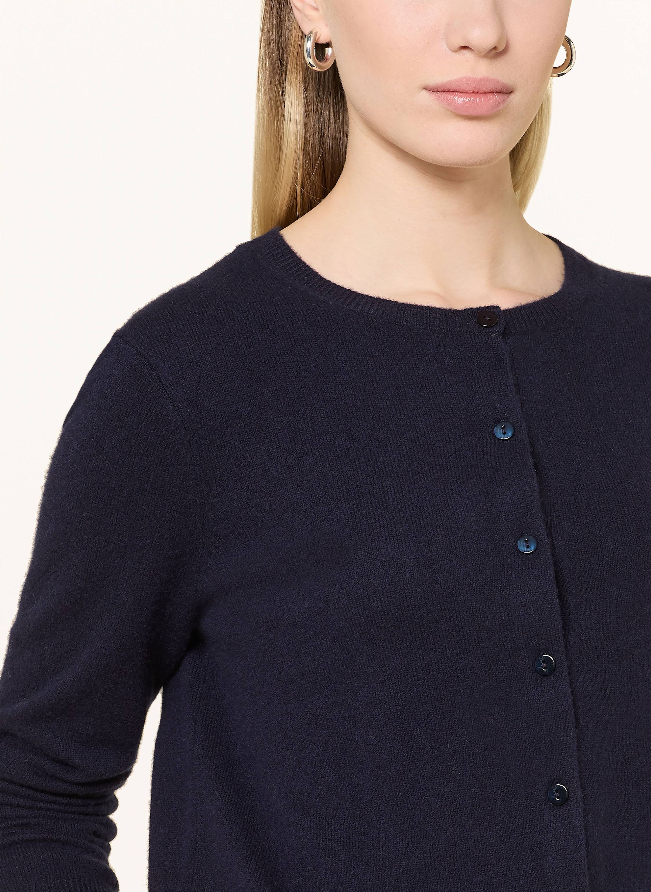 Thumbnail - Darling Harbour Strickjacke Aus Cashmere blau