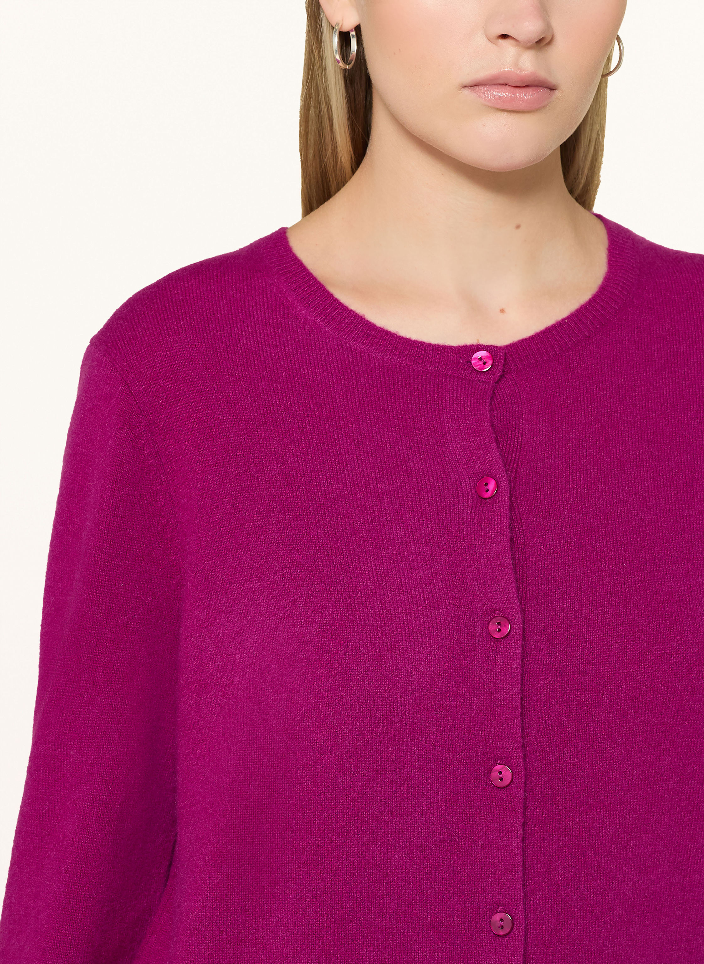 Thumbnail - Darling Harbour Strickjacke Aus Cashmere pink