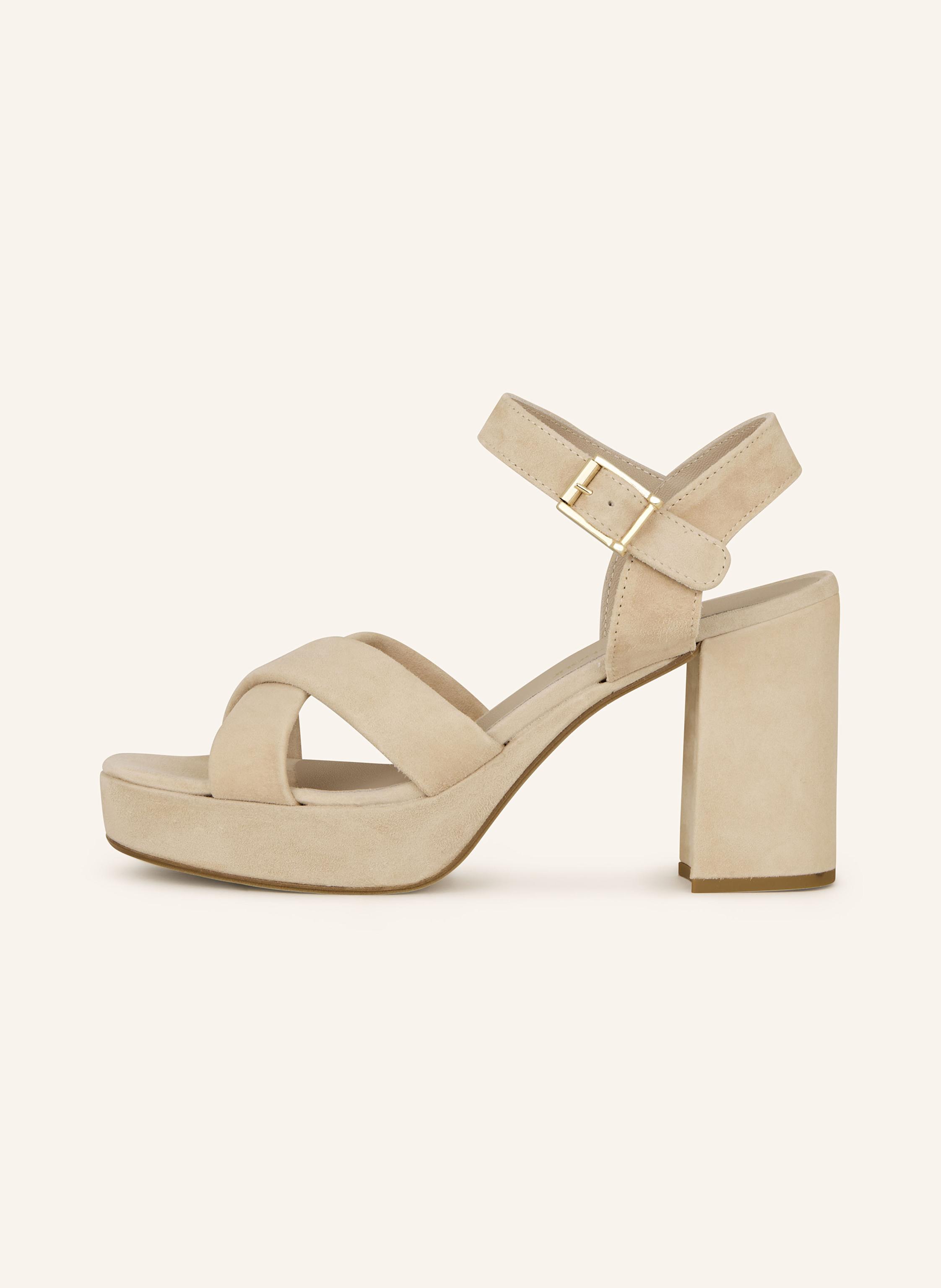 Thumbnail - Darling Harbour Plateau-Sandaletten beige