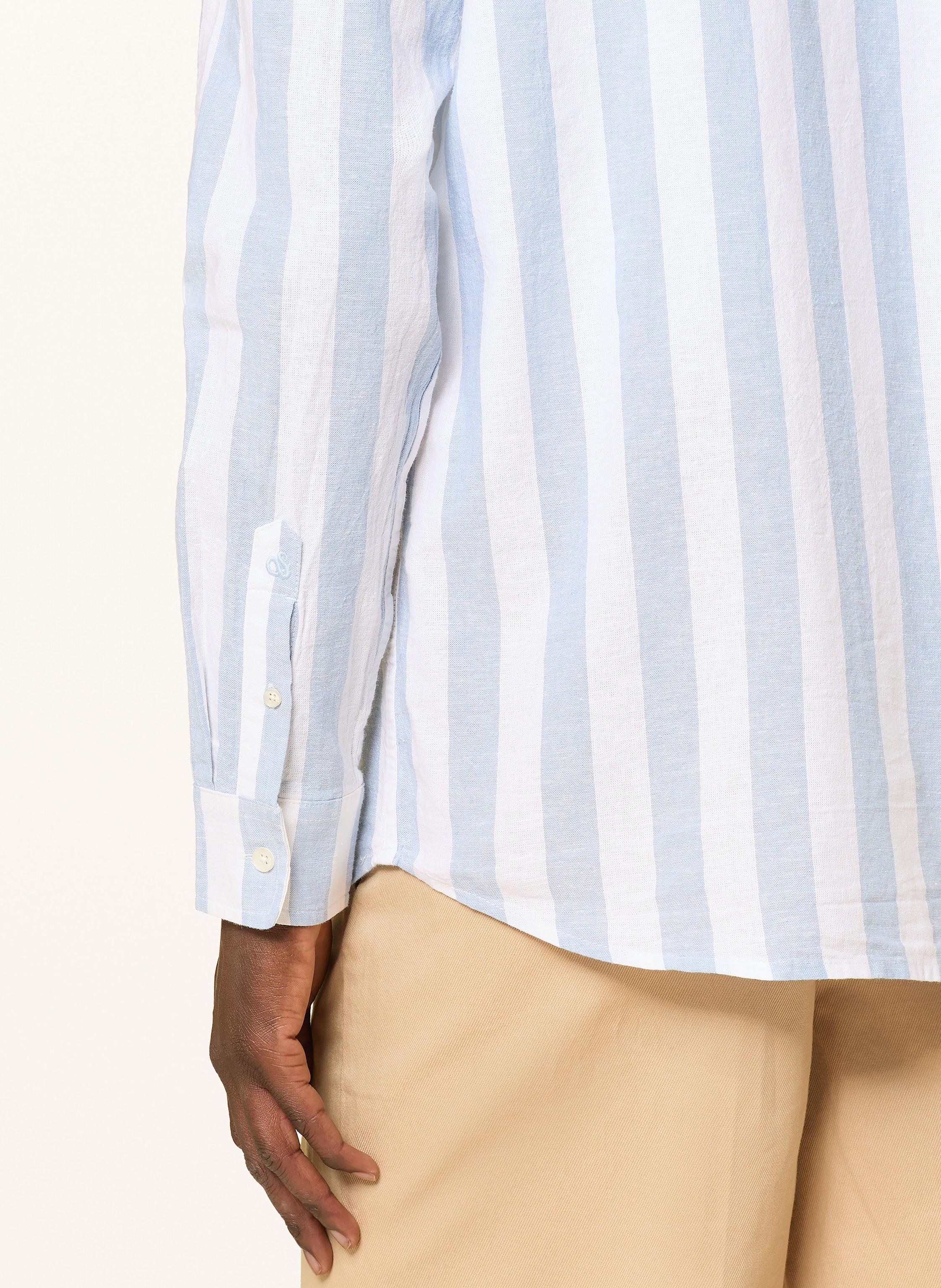 Thumbnail - Scotch & Soda Hemd Regular Fit Mit Leinen blau