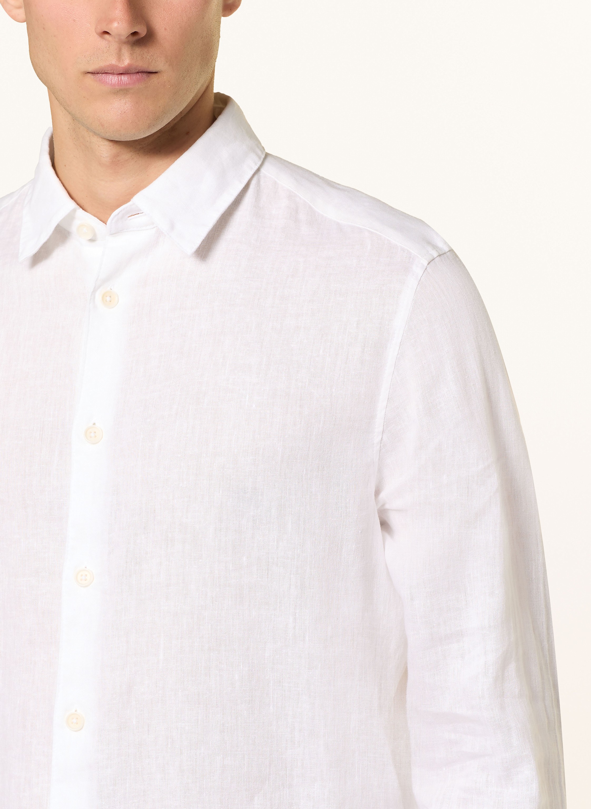 Thumbnail - Drykorn Hemd Ramis Regular Fit Aus Leinen weiss