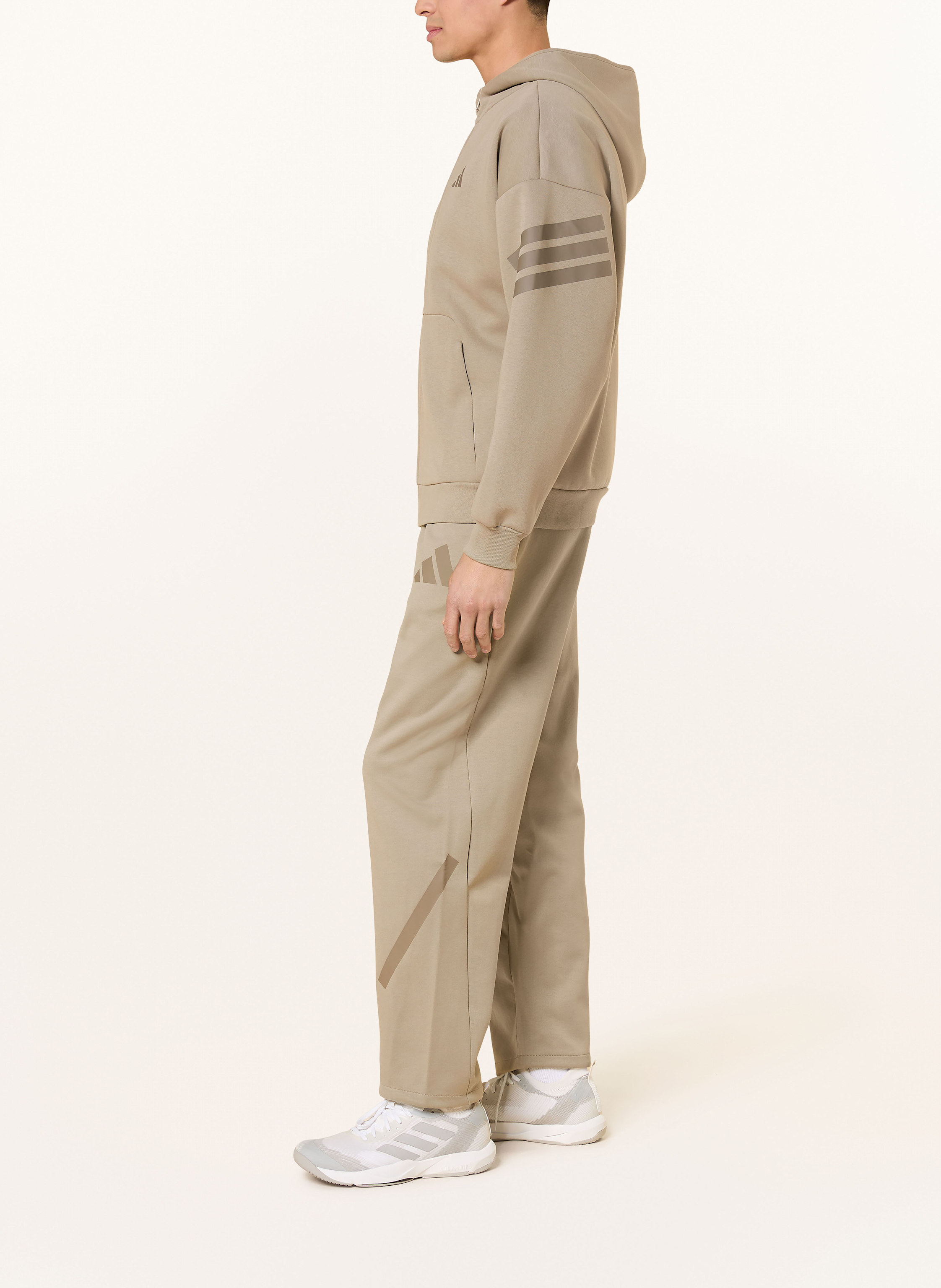 Thumbnail - Adidas Sweatjacke Future Icons Three Stripes beige