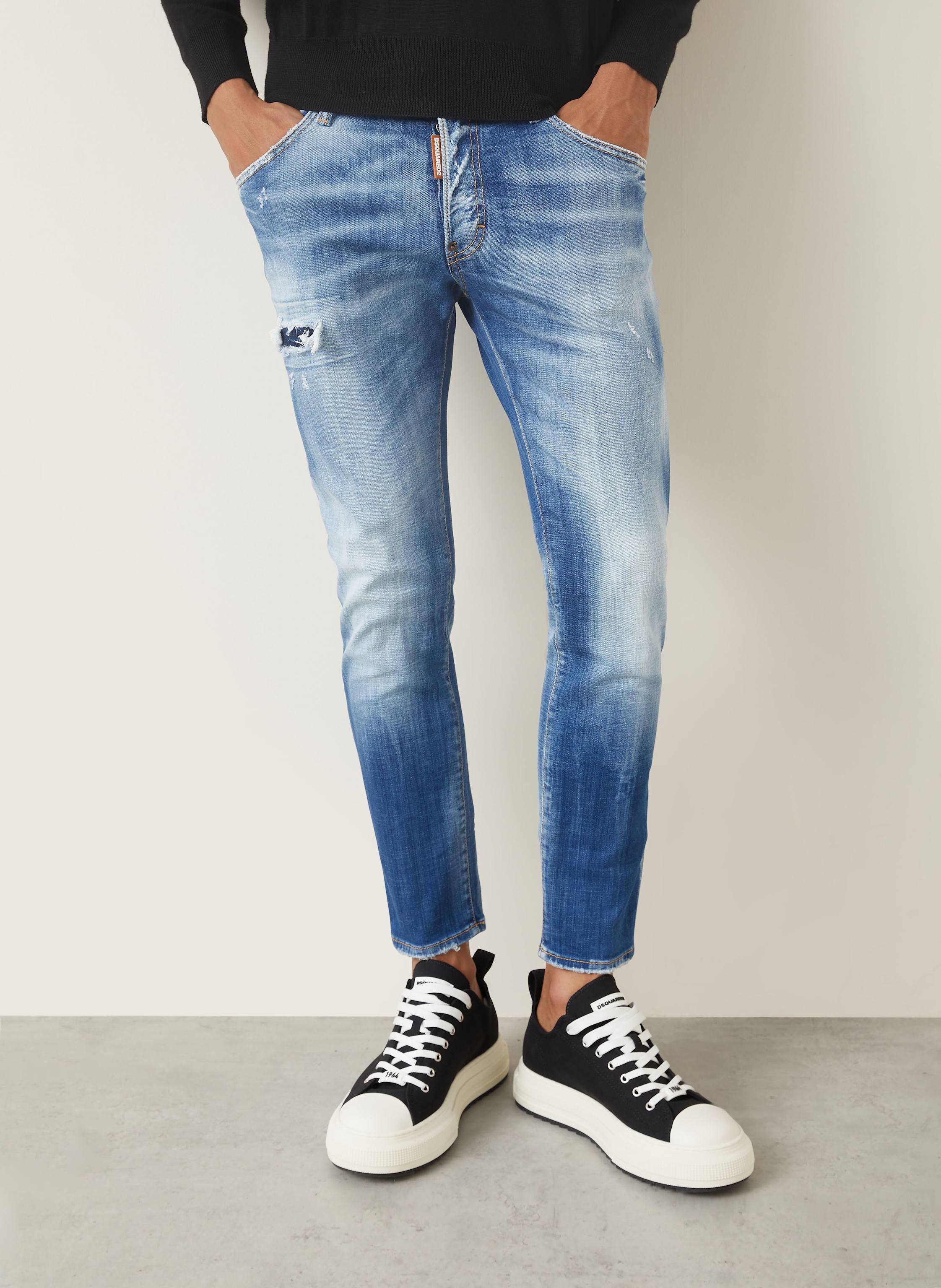 Thumbnail - dsquared2 Jeans Skater Extra Slim Fit blau