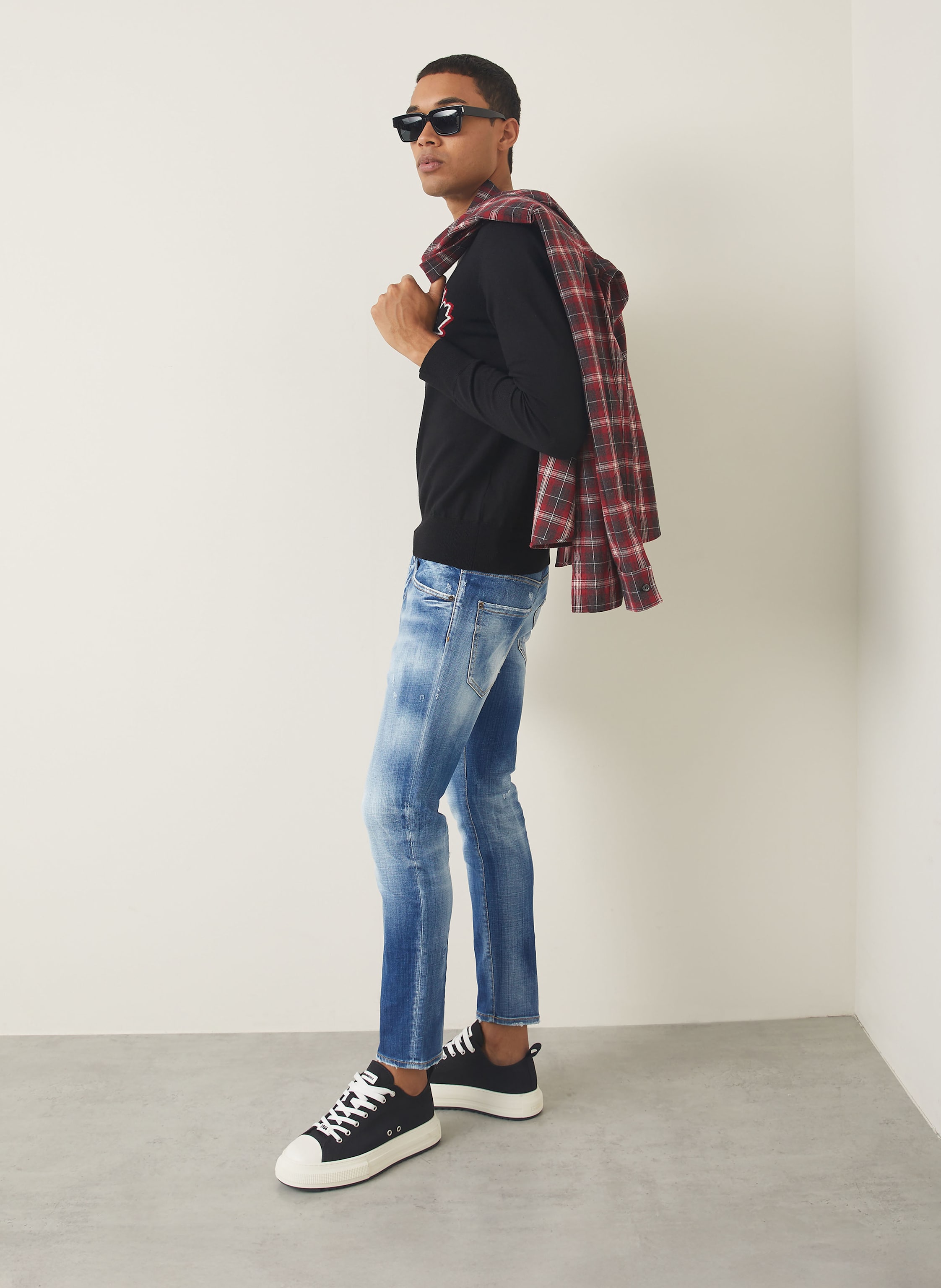 Thumbnail - dsquared2 Jeans Skater Extra Slim Fit blau