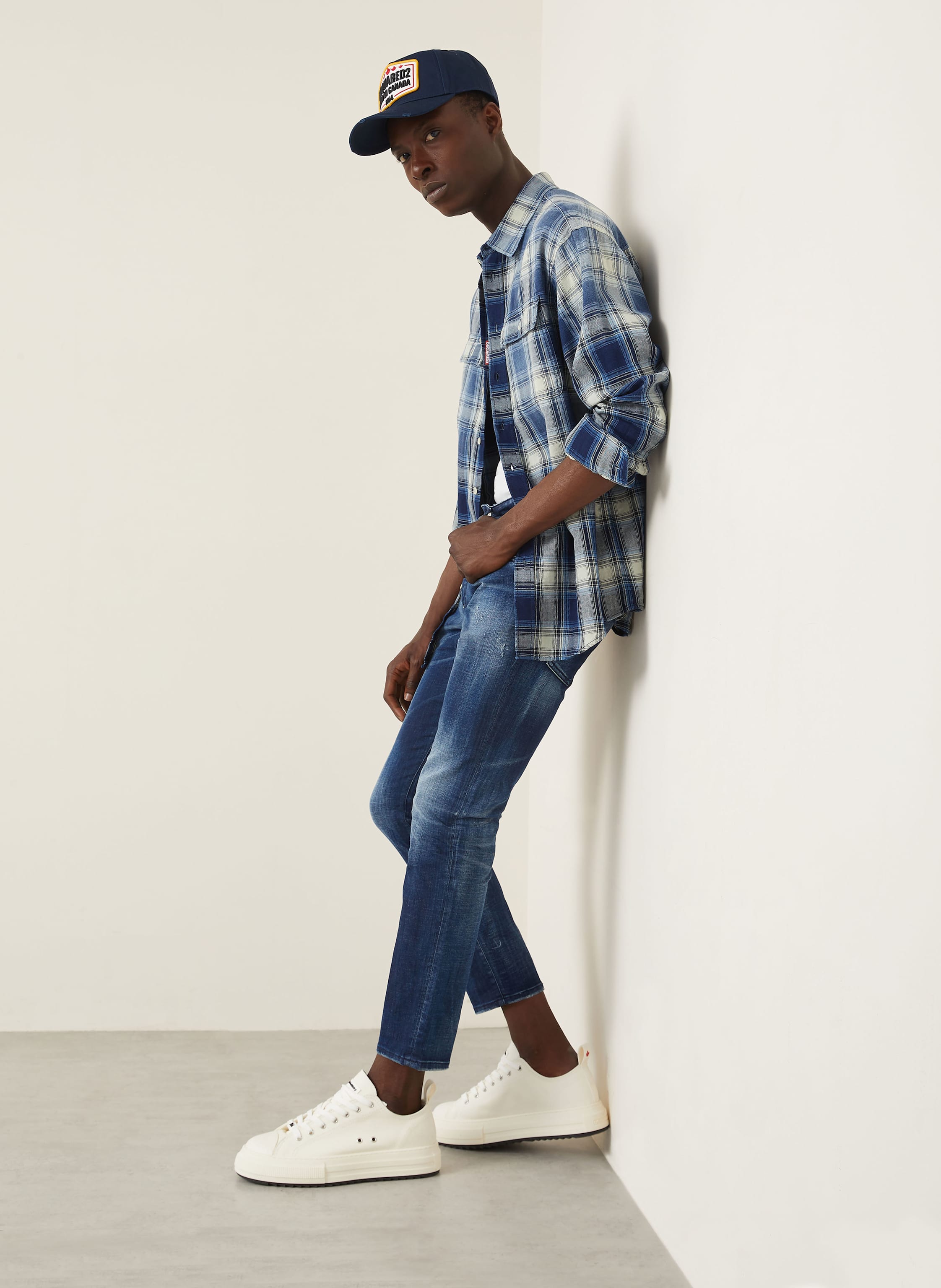 Thumbnail - dsquared2 Jeans Skater Slim Fit blau