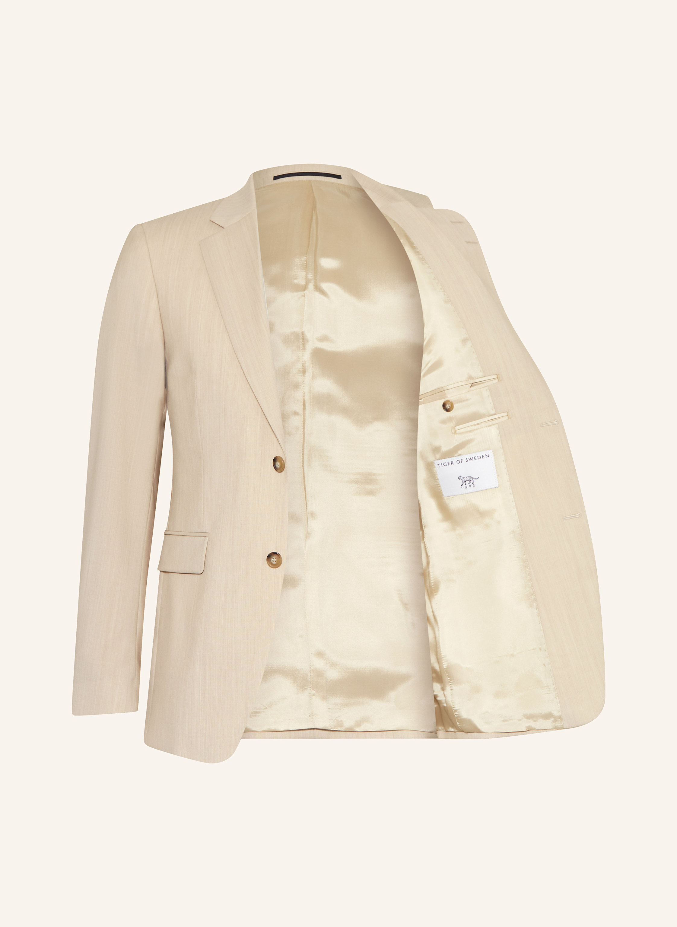 Thumbnail - Tiger Of Sweden Anzugsakko Justin Regular Fit beige