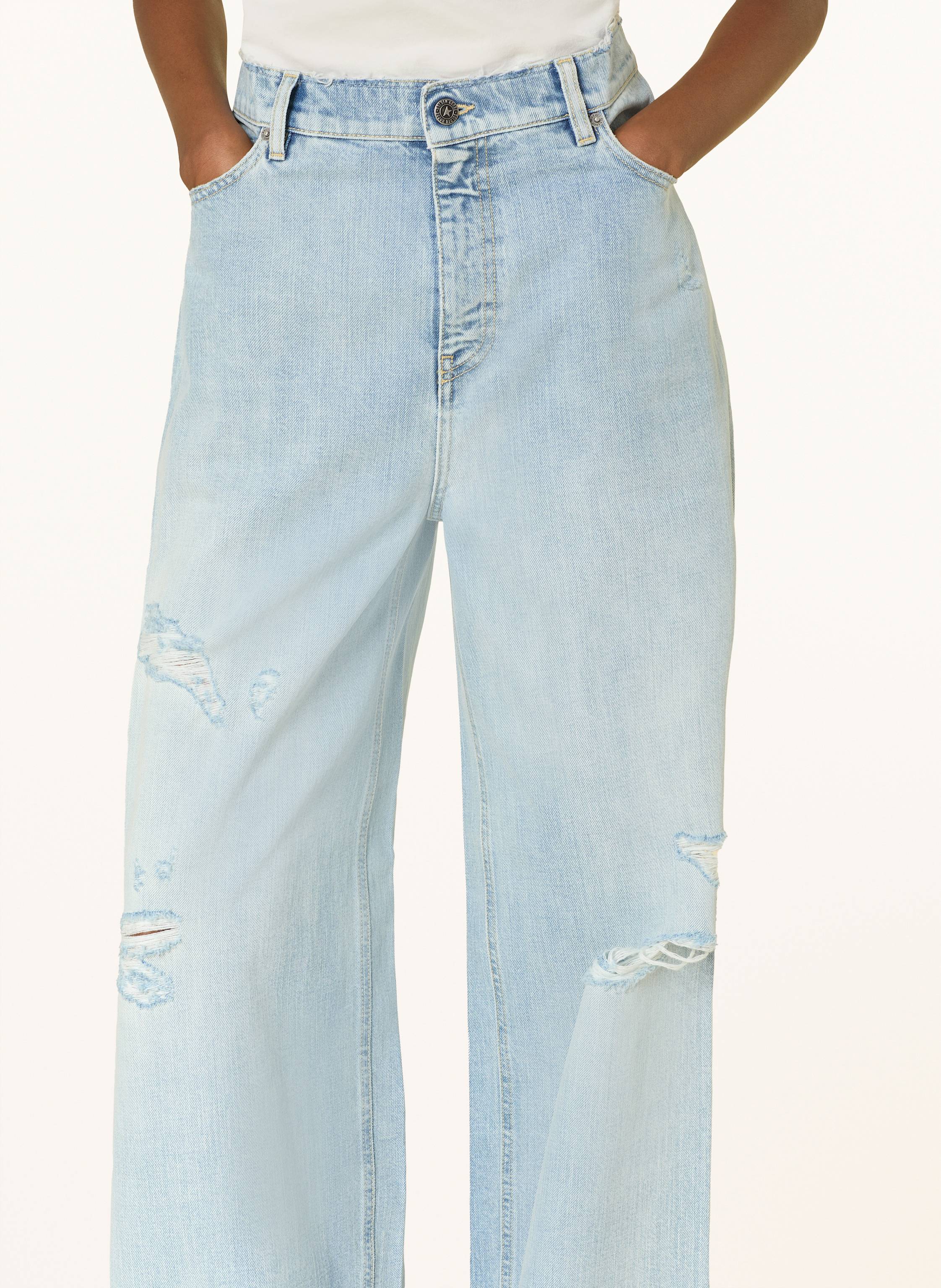 Thumbnail - Golden Goose Boyfriend Jeans Journey blau