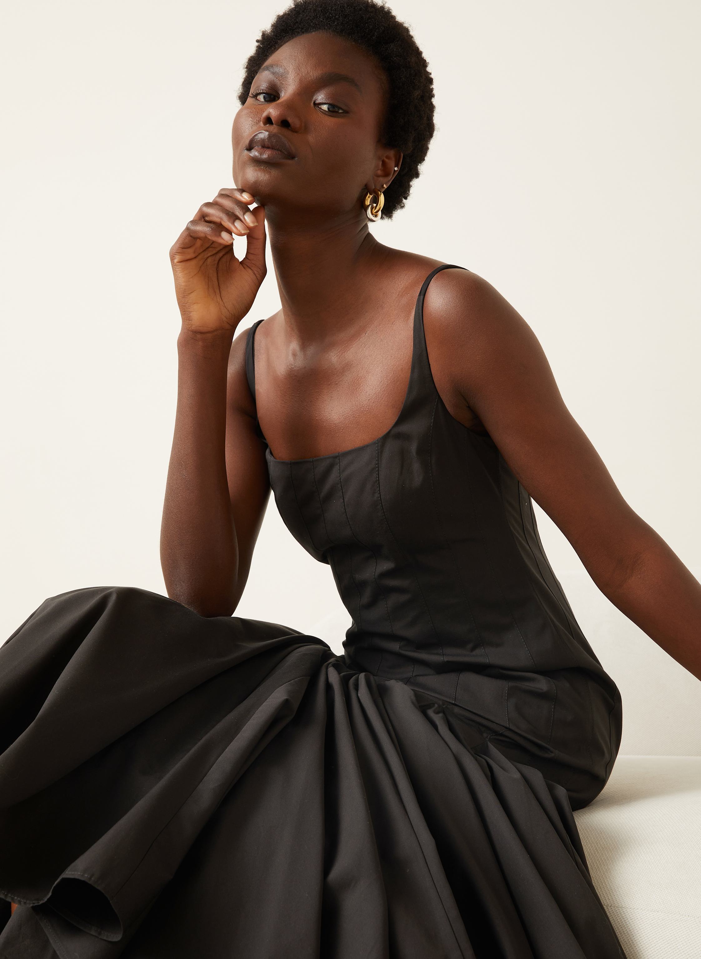 Thumbnail - Jacquemus Kleid Agave schwarz