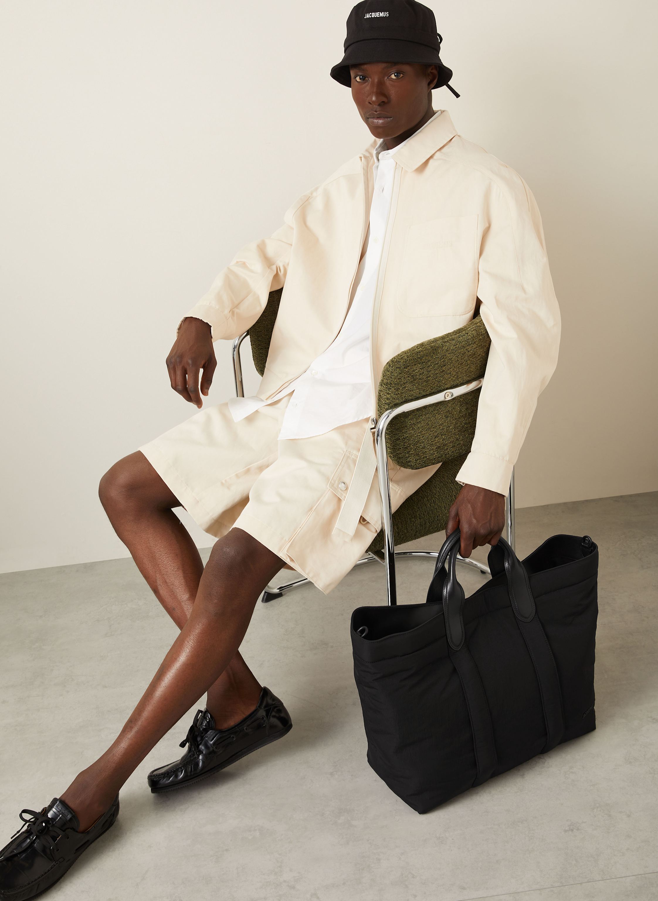 Thumbnail - Jacquemus Shopper Le Tote Bambino schwarz