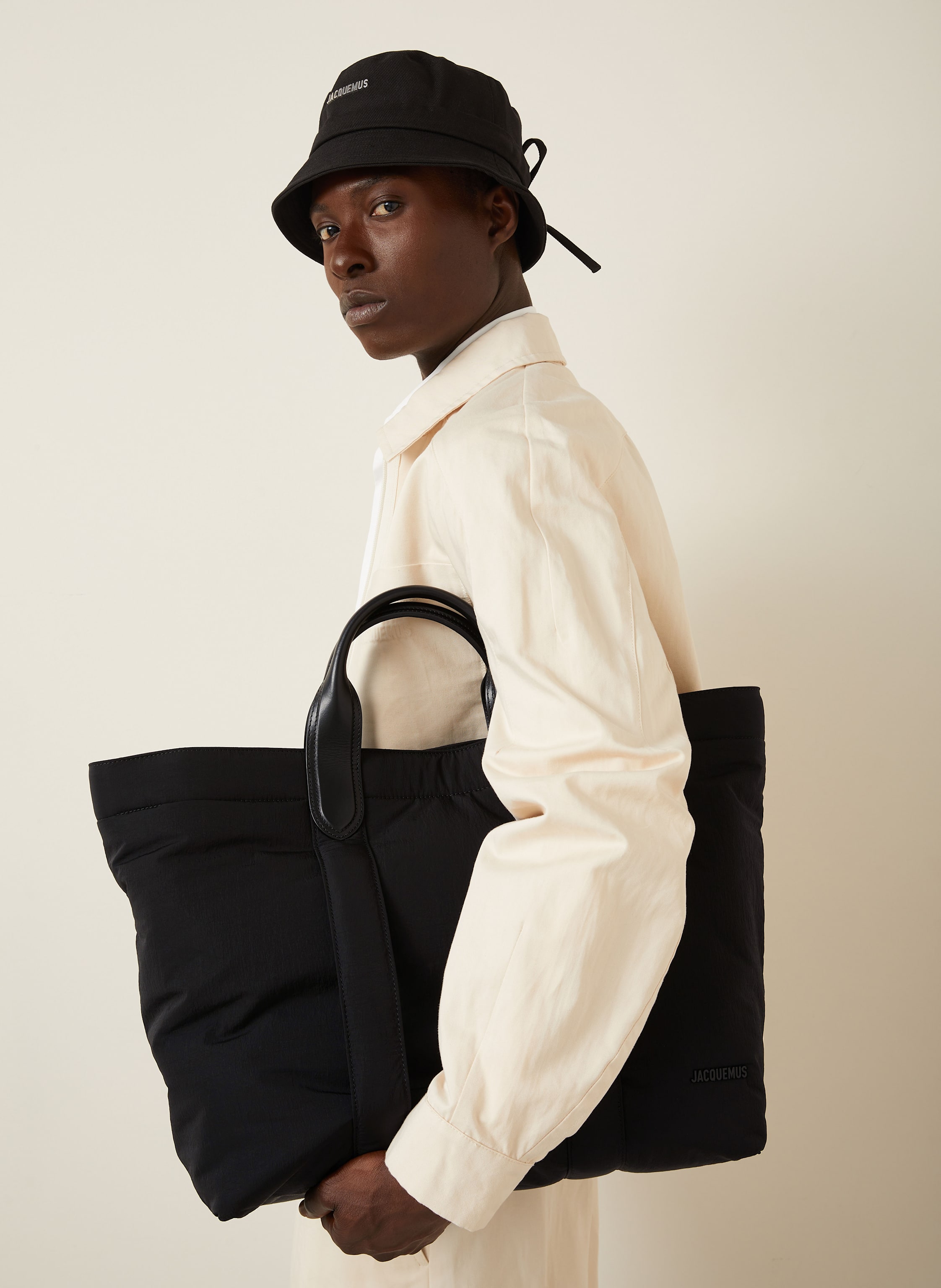Thumbnail - Jacquemus Shopper Le Tote Bambino schwarz