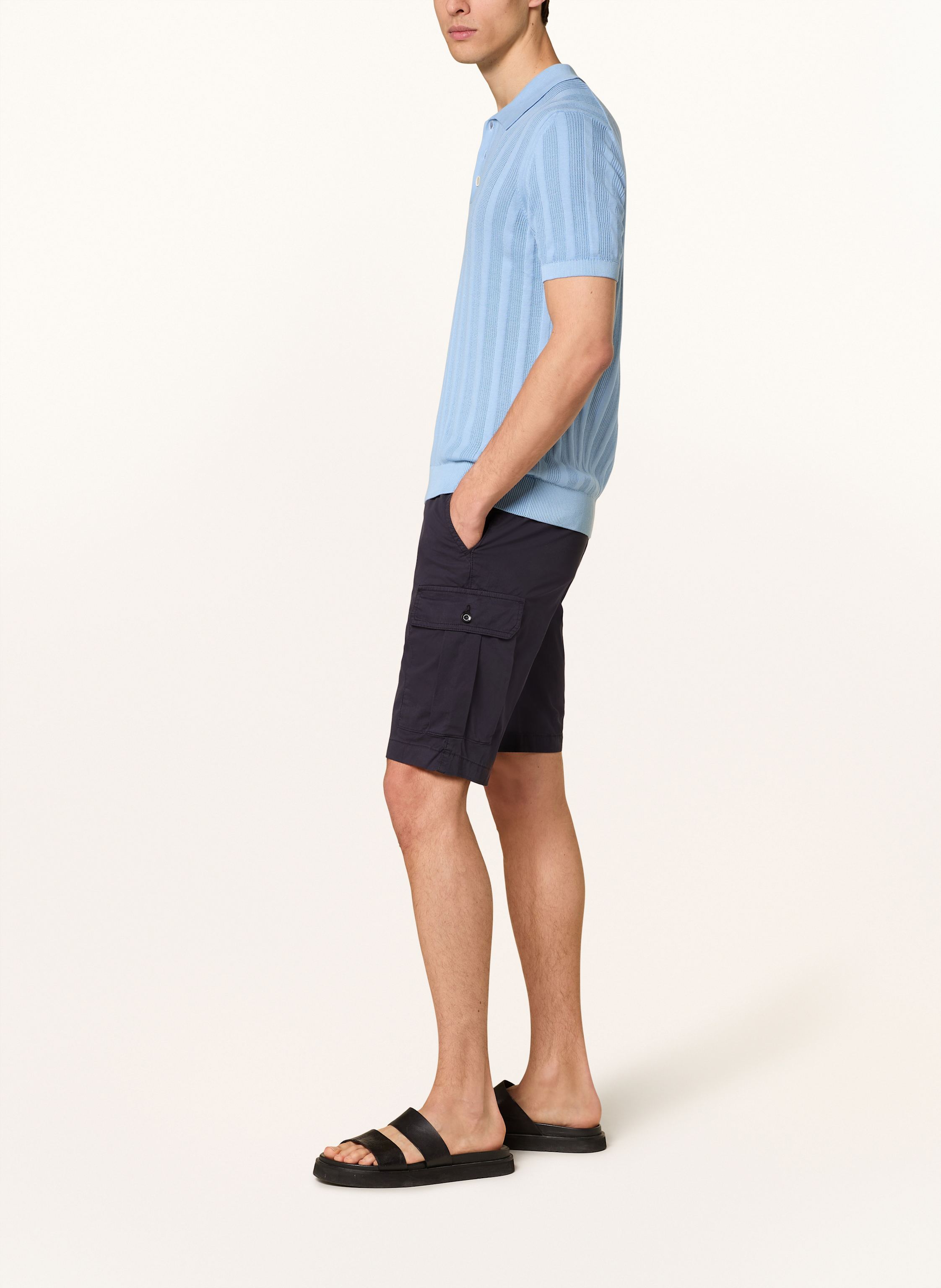 Thumbnail - Baldessarini Cargoshorts Bld-Jesko Regular Fit blau