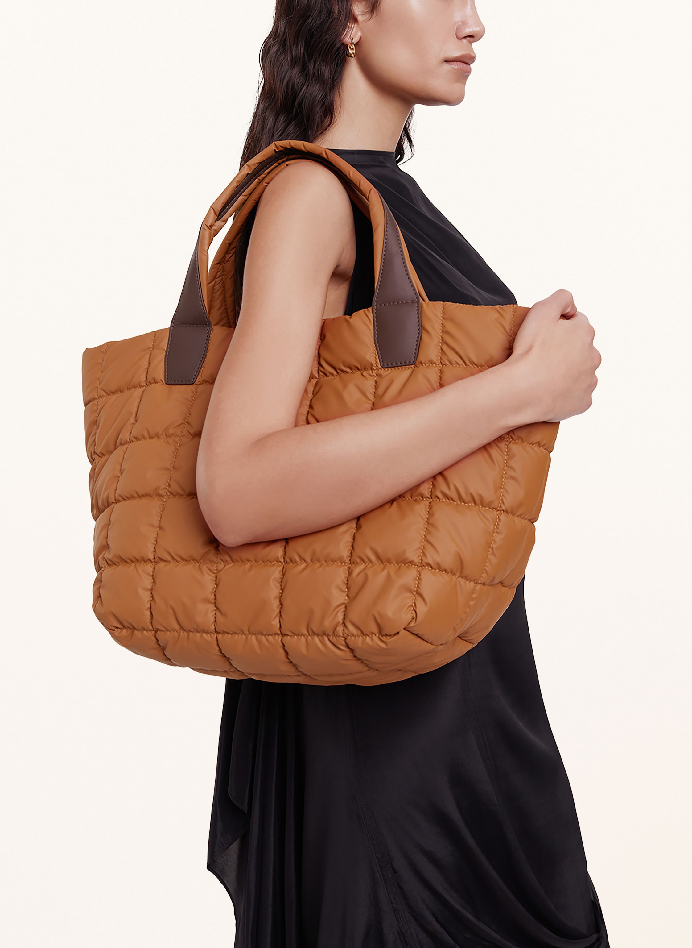 Thumbnail - Vee Collective Shopper Porter Tote Medium braun