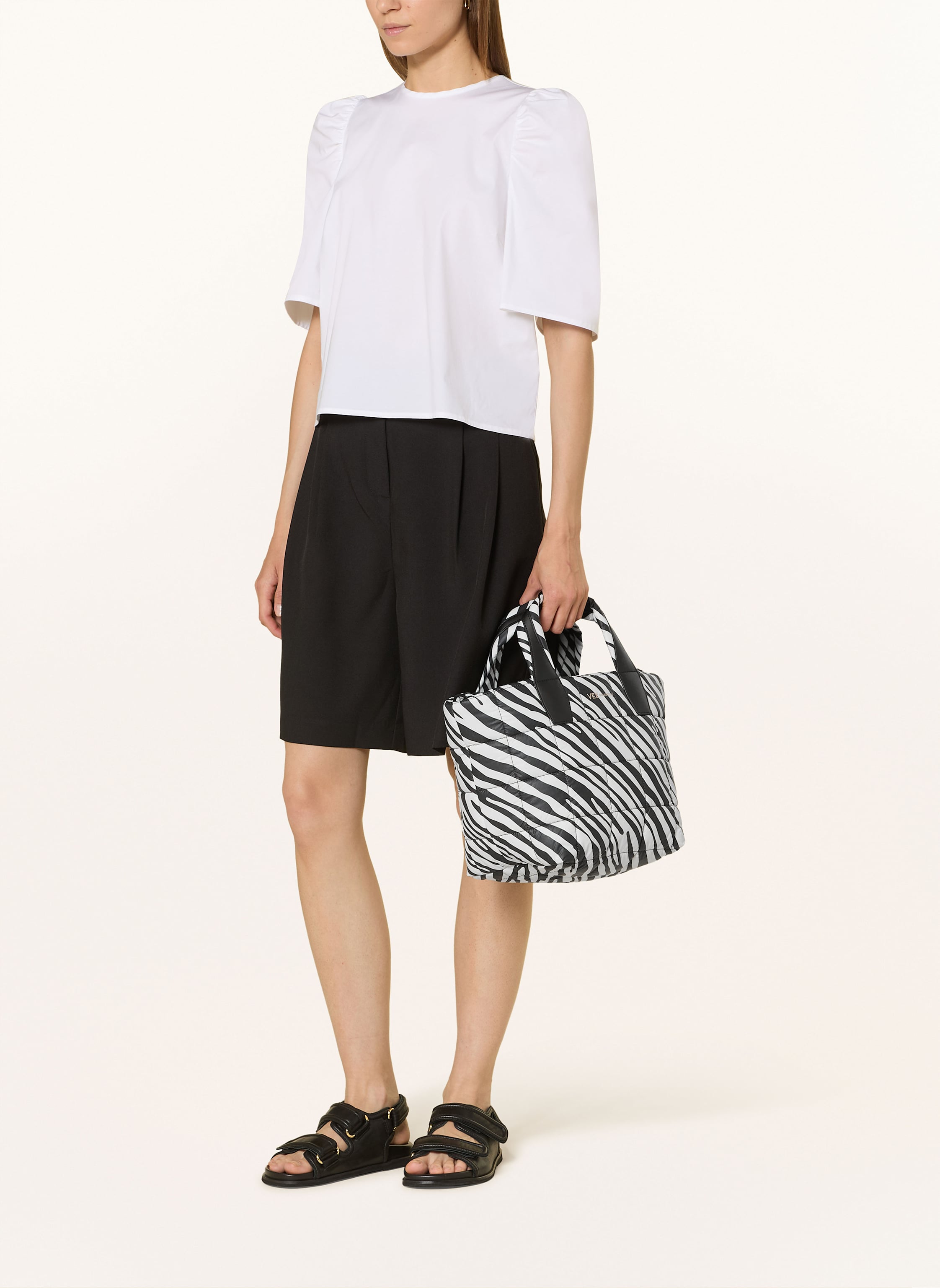 Thumbnail - Vee Collective Shopper Porter Tote Small Mit Pouch schwarz