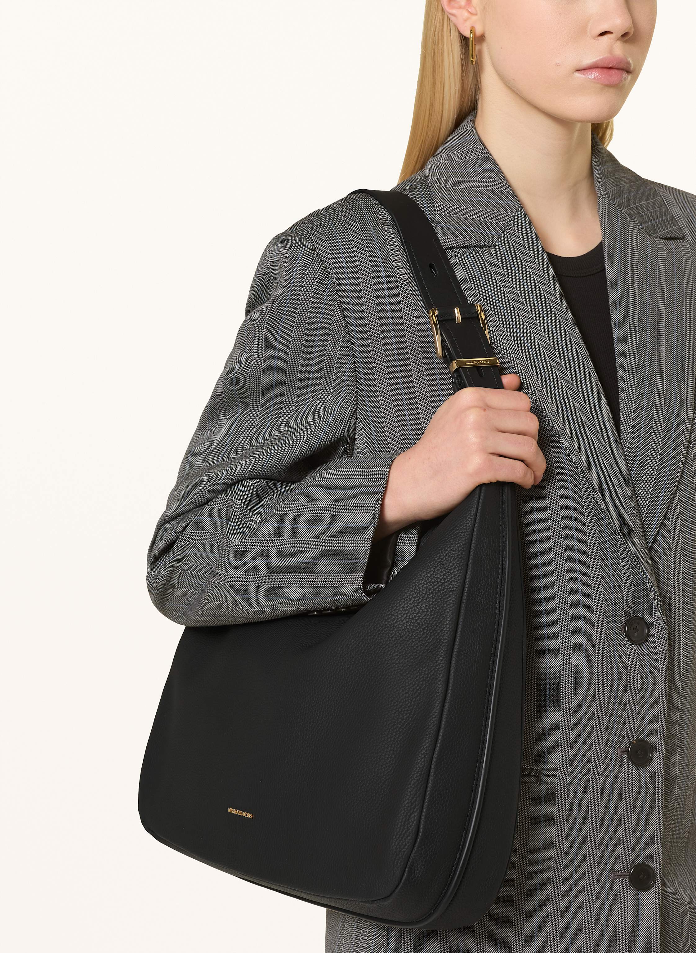 Thumbnail - Michael Kors Hobo-Bag Nolita Large schwarz