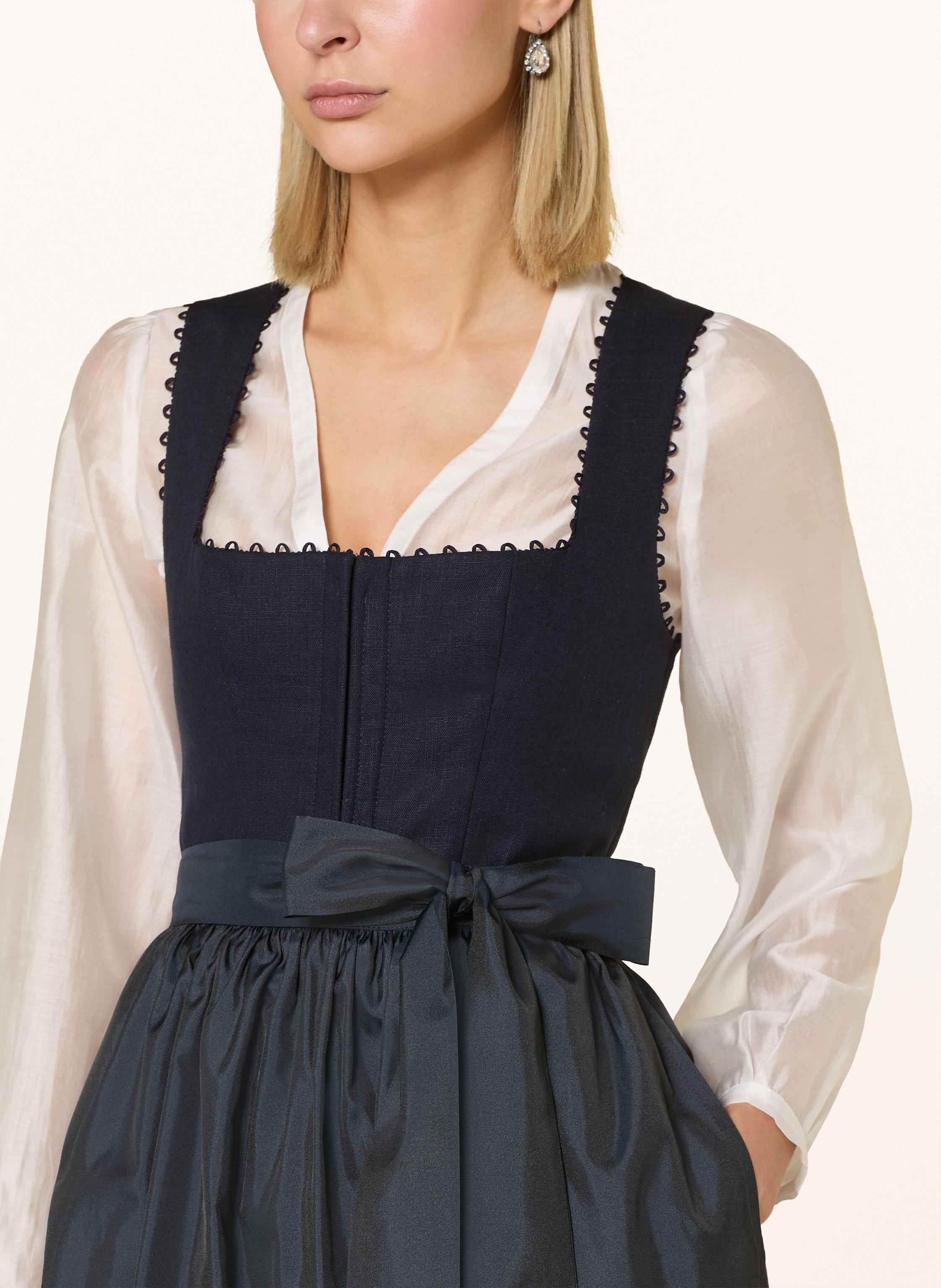 Thumbnail - Kinga Mathe Dirndl München Mit Leinen blau