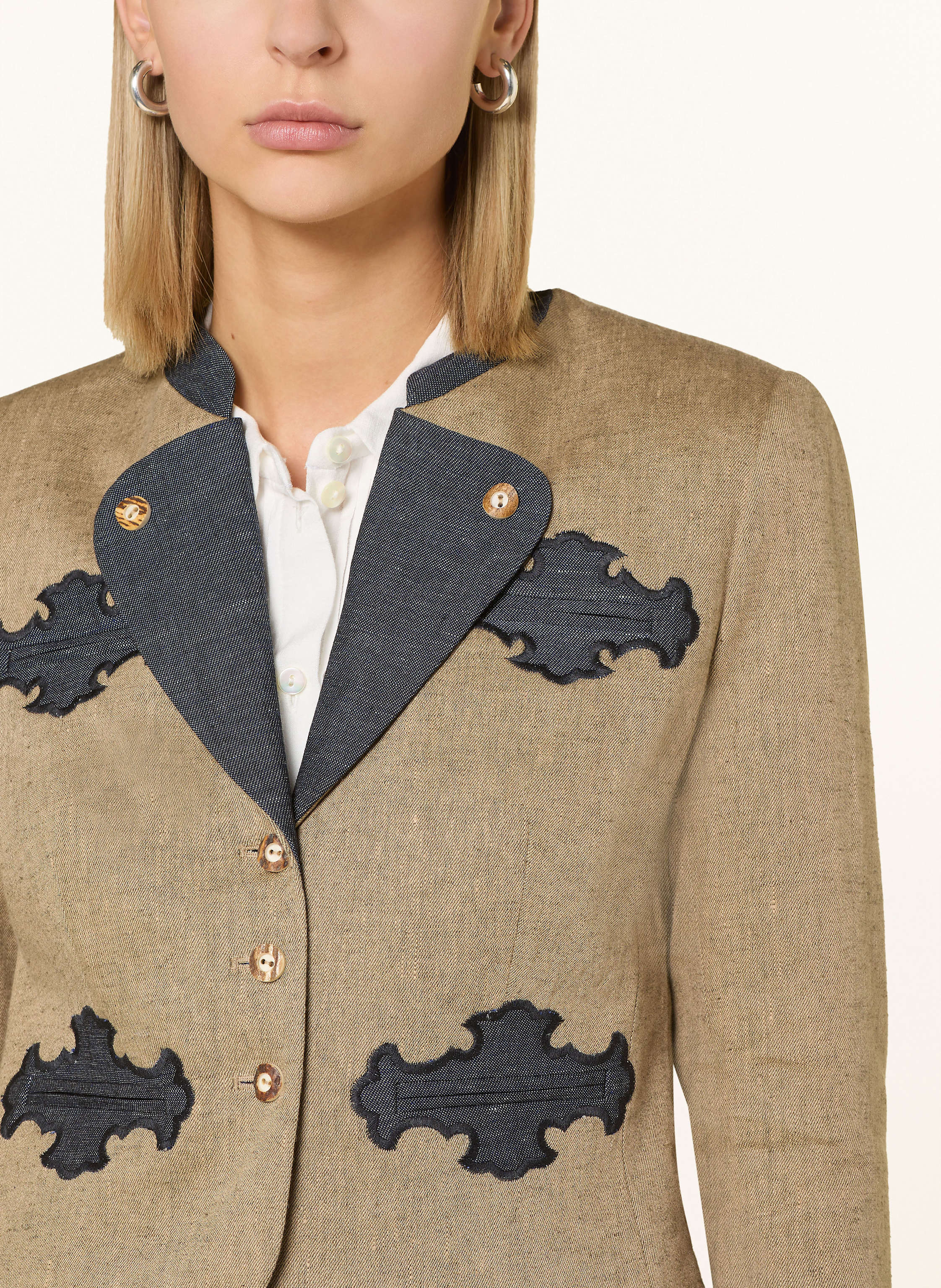 Thumbnail - Sportalm Leinenjanker grau